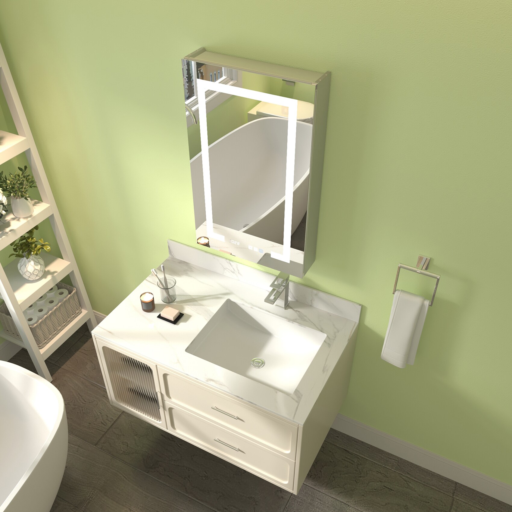 ExBrite W7MC1536L Bathroom-Medicine-Cabinets - View #12