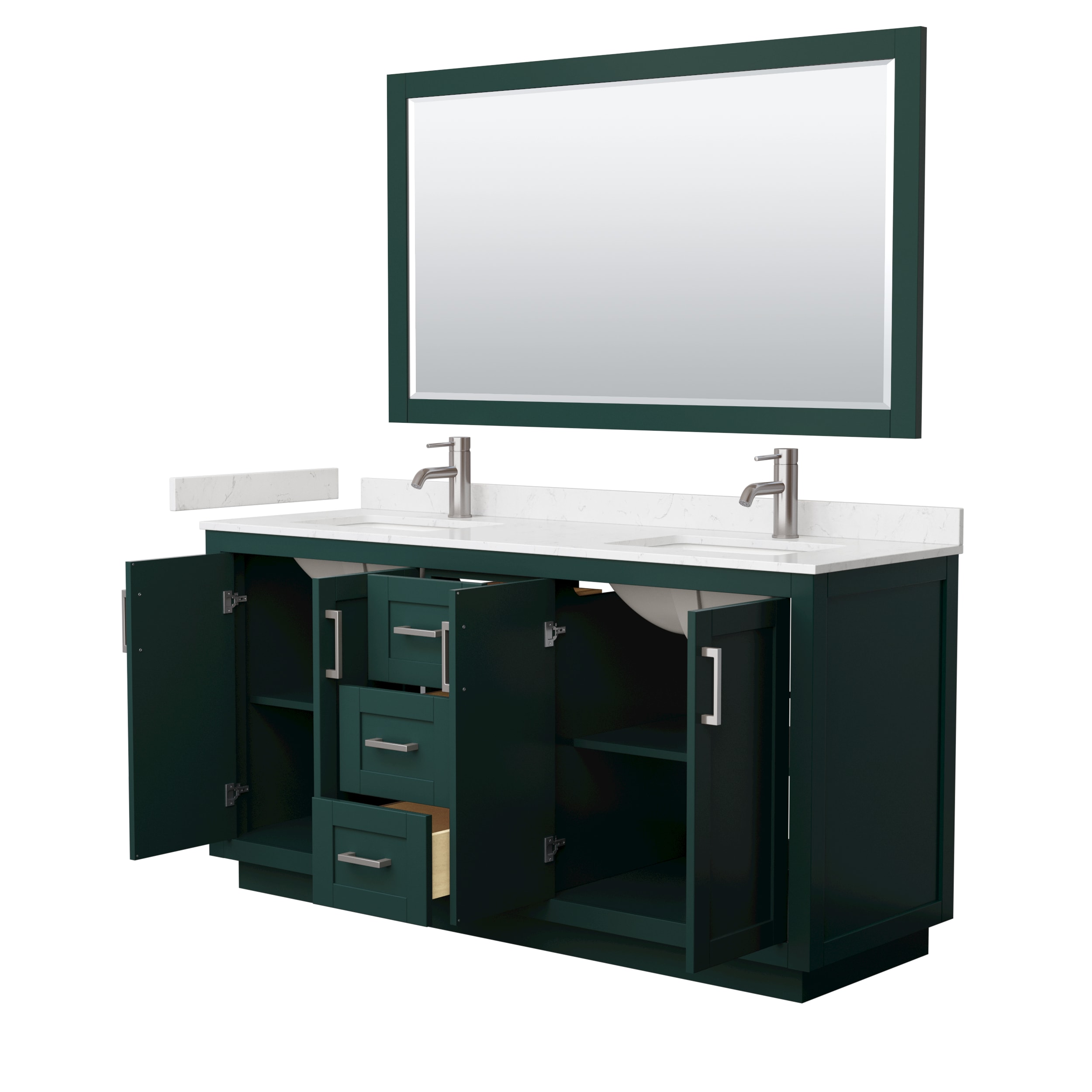 Wyndham Collection WCF292966DGEC2UNSM58 Bath-Vanity-Combo - View #3