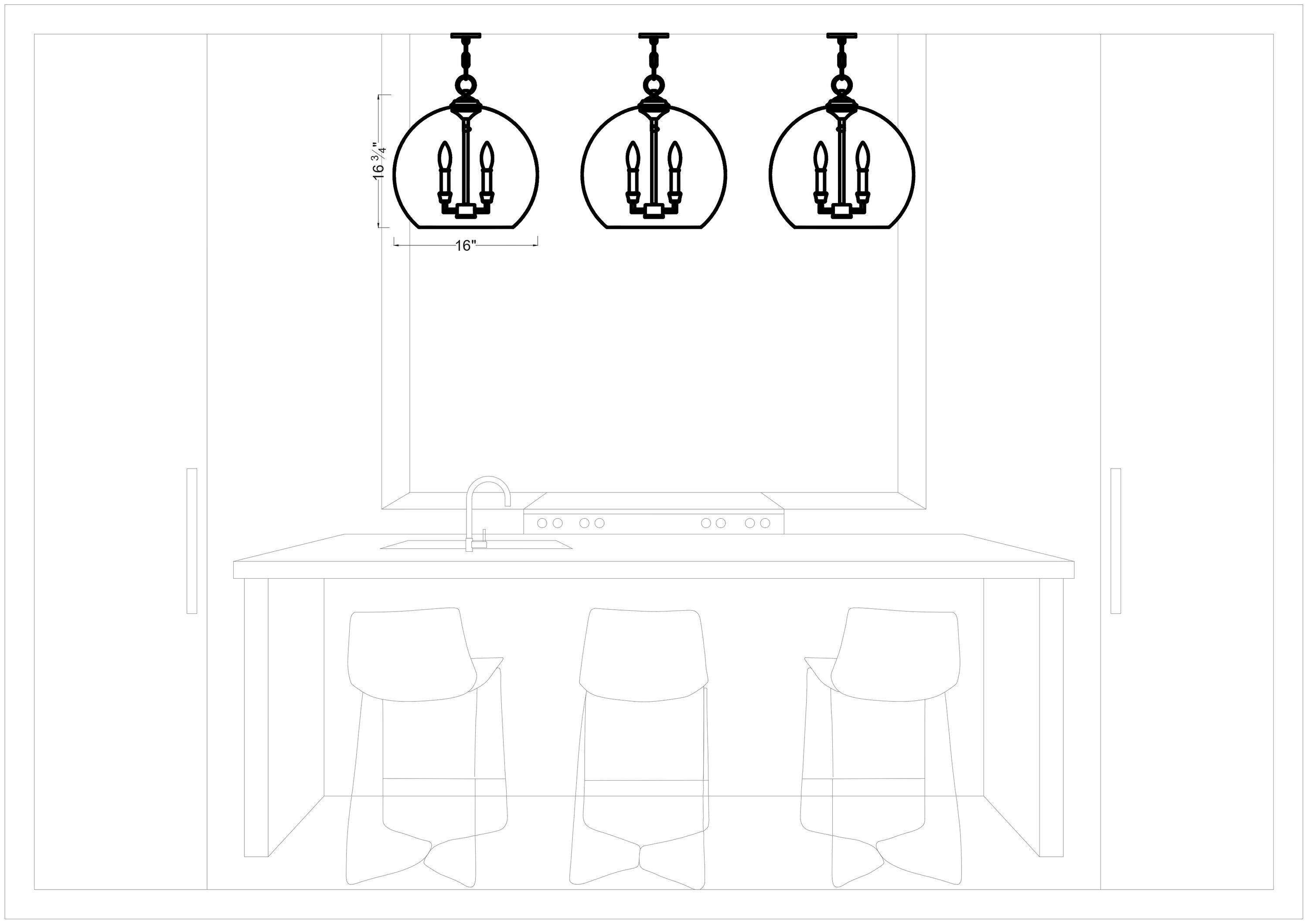 Generation Lighting F3155/3CH Pendant-Lights - View #3