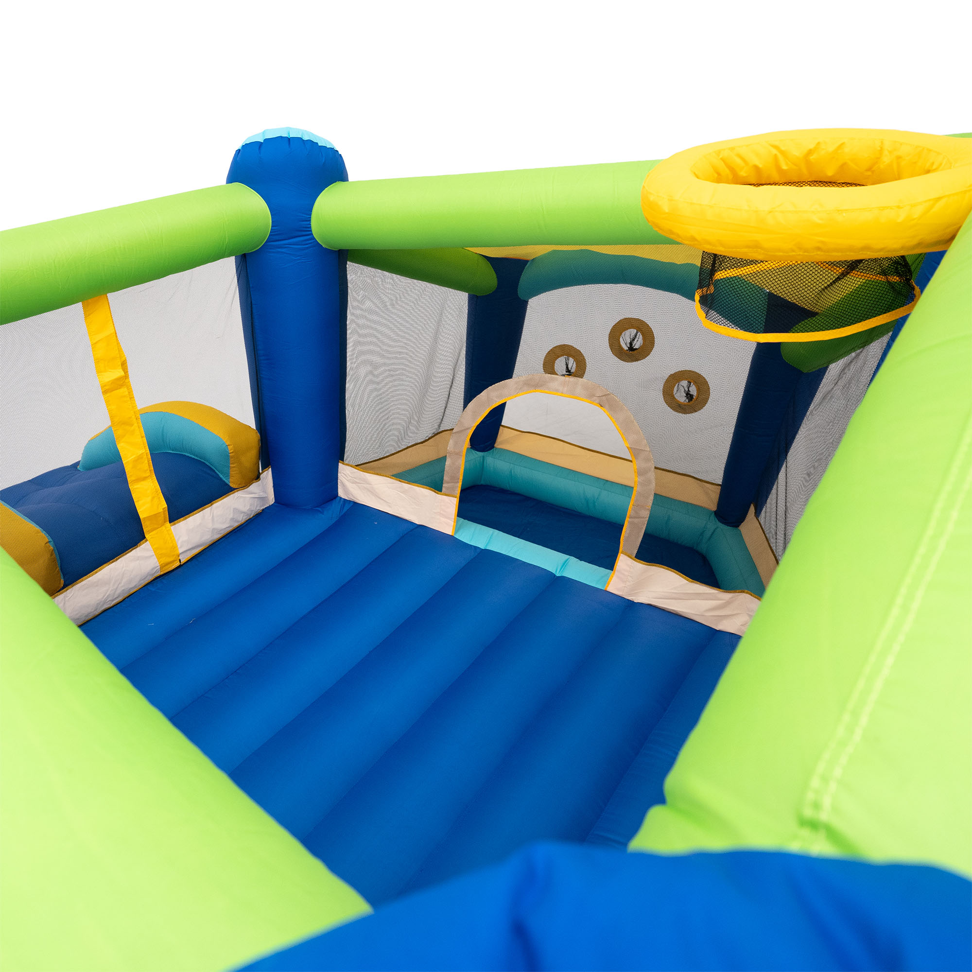 Sportspower My First 138-in Polyester Bounce House Water Slide In The ...