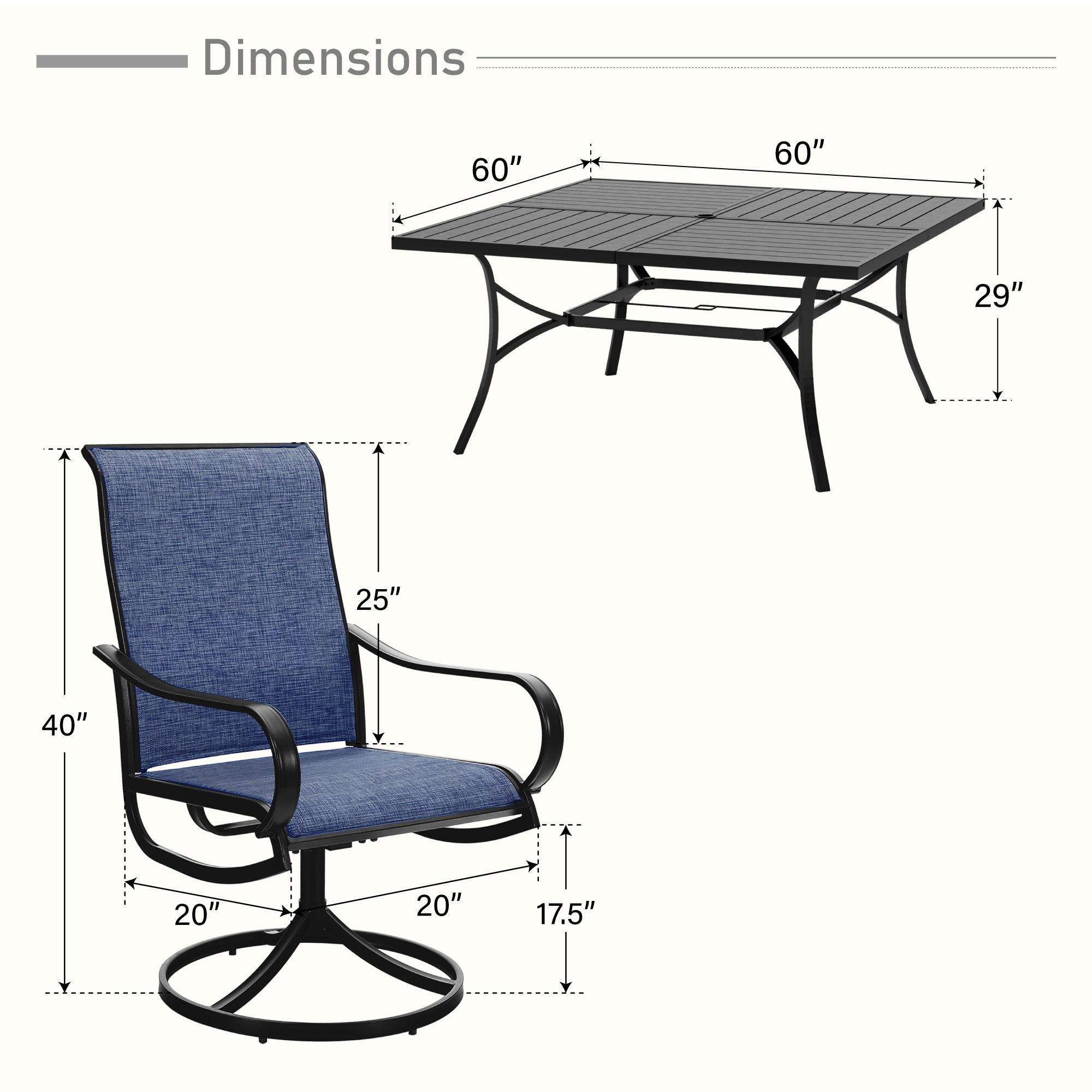 Sunshine Valley S9-093BL-452 Patio-Dining-Sets - View #11
