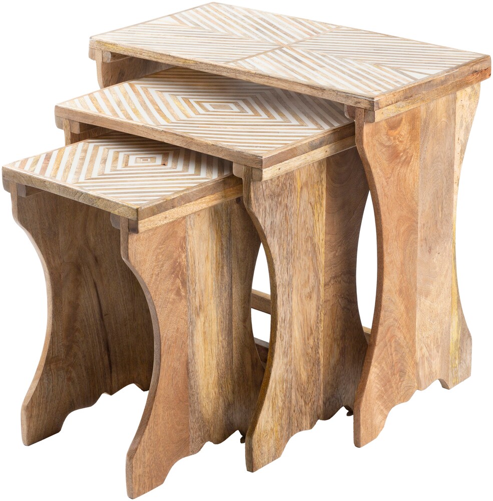 Surya ABR001-SET Abrazo ABR-001 Nesting Table Set of 3