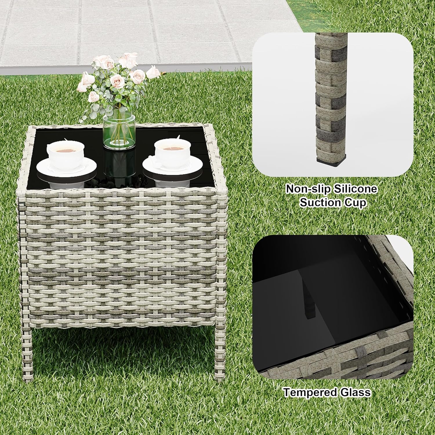 Garvee LS-PATIOSET34ULBLUE Patio-Conversation-Sets - View #4