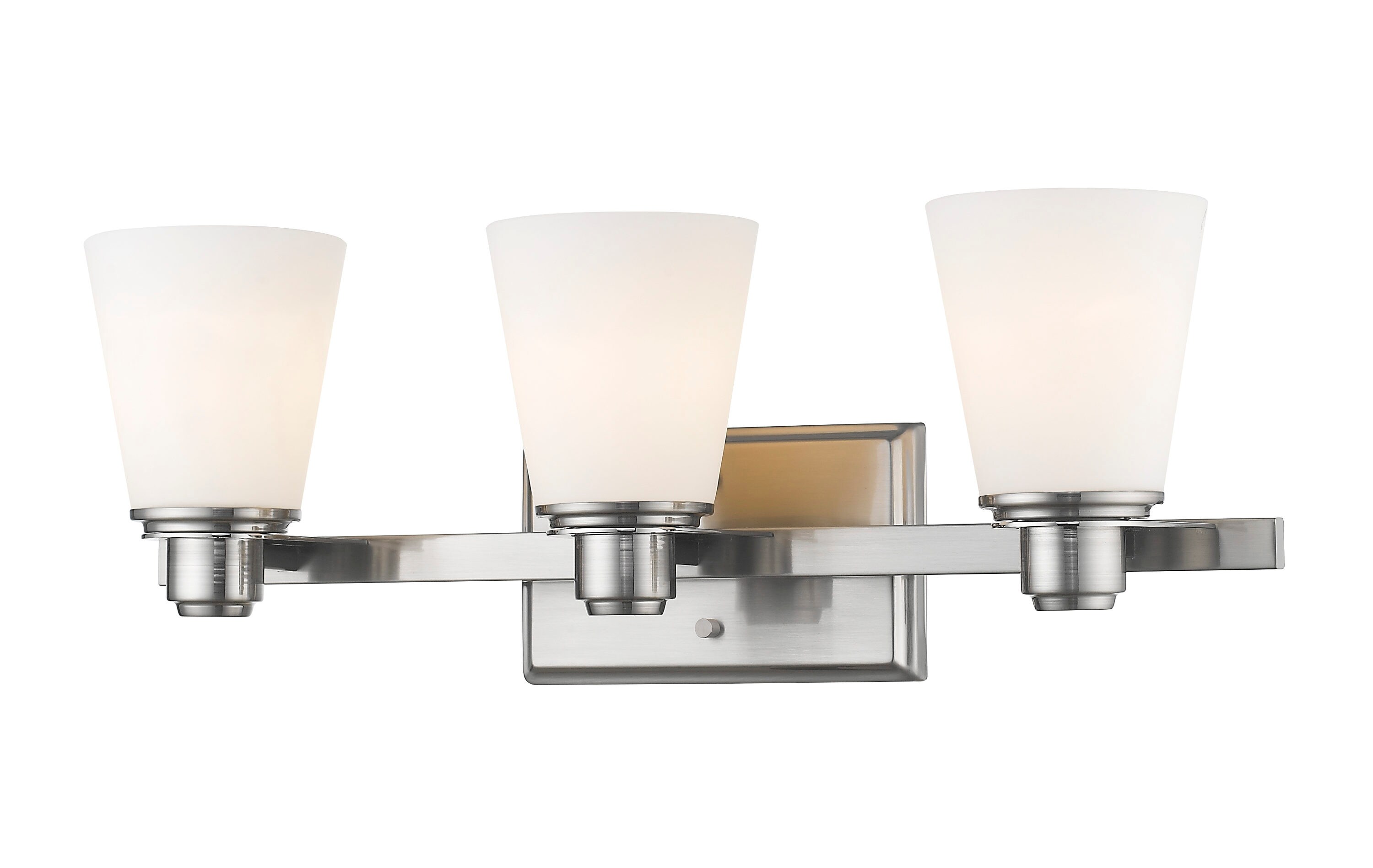Z-Lite 7001-3V-BN Kayla 22-in 3-Light Brushed Nickel Transitional Vanity Light