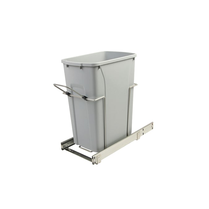 Knape & Vogt 35-Quart Plastic Pull Out Trash Can in the Pull Out Trash ...
