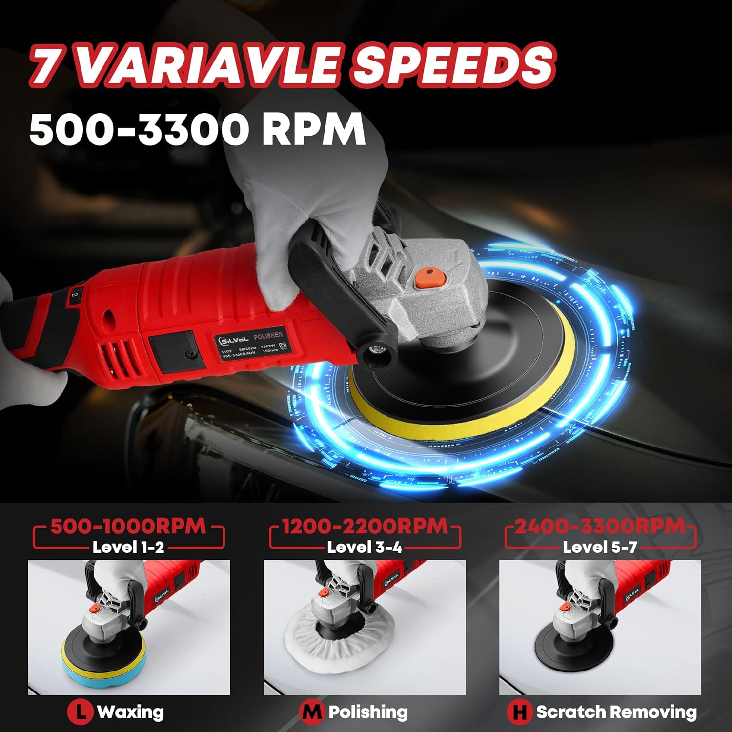 Silvel KF100219-01 Corded-Polishers - View #3