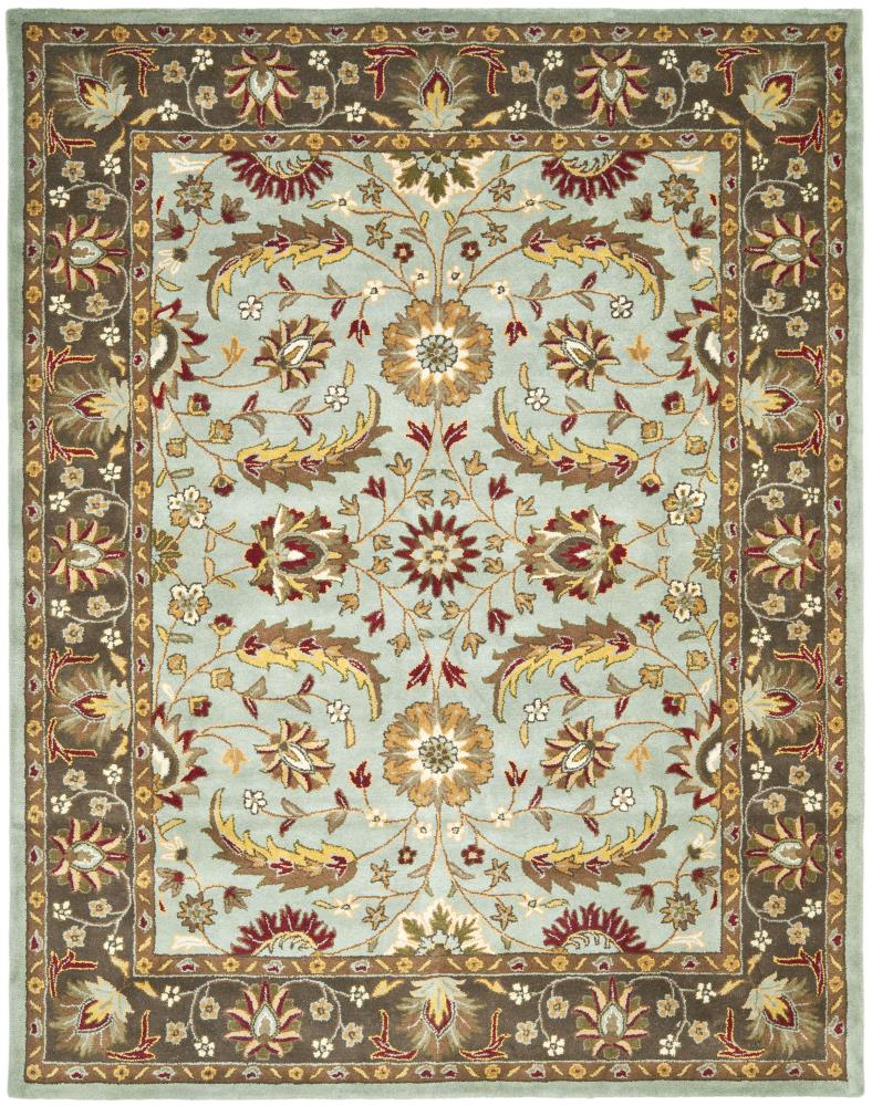 Elegant Heritage 9' x 12' Hand-Tufted Blue Wool Area Rug