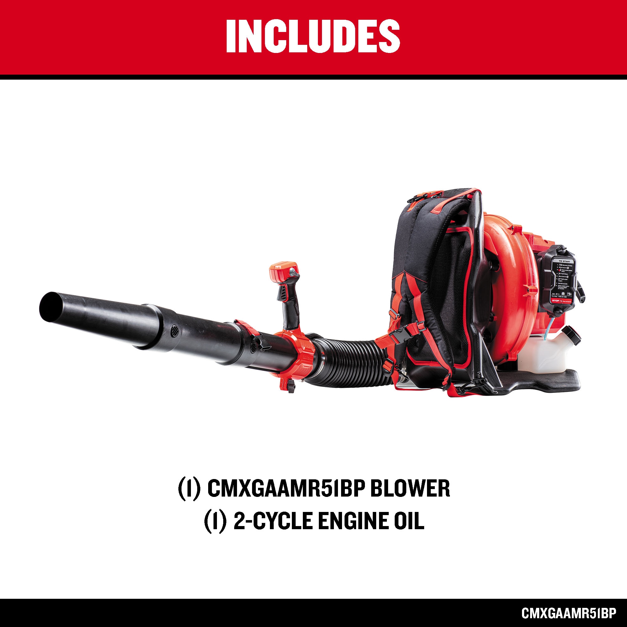 CRAFTSMAN BP510 51-cc 2-cycle 600-CFM 220-MPH Gas Backpack Leaf Blower CMXGAAMR51BP Sansujyuku sansujyuku.com