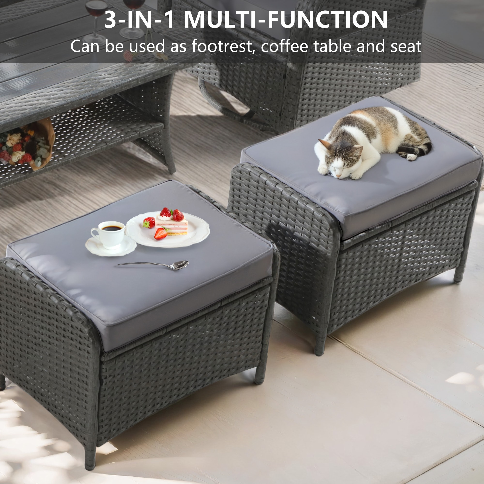 NOBLEMOOD LS-2022GR Patio-Conversation-Sets - View #6