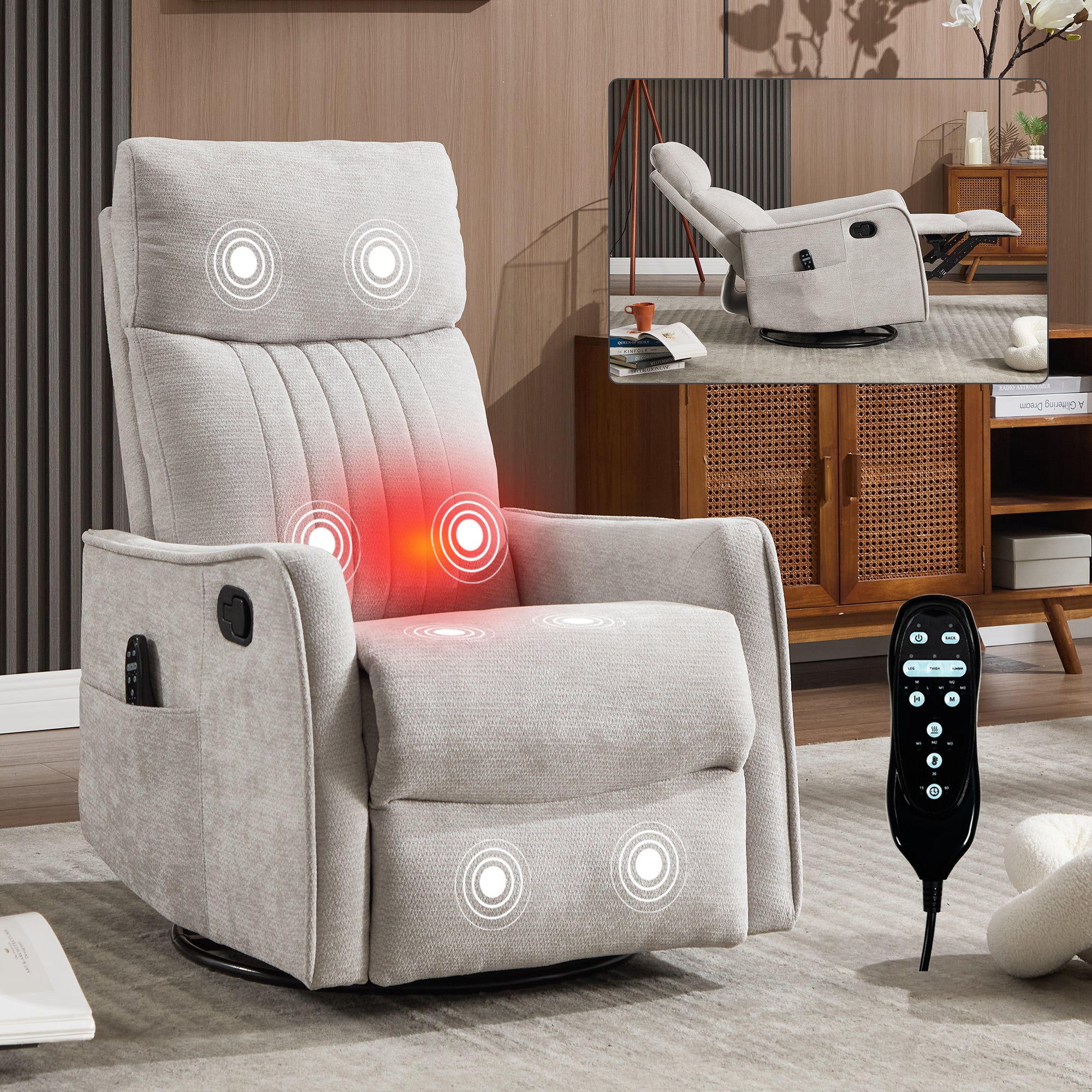 Boyel Living BL-CM825LGY recliners - View #2