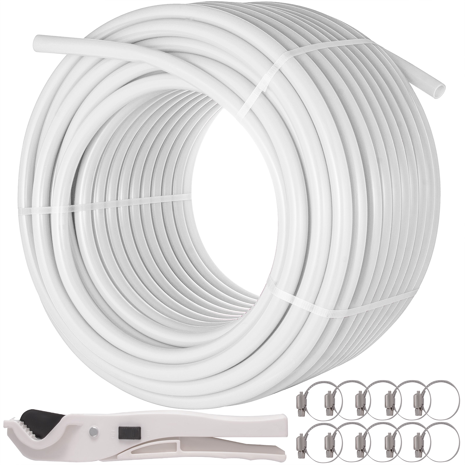 VEVOR PEX1X300FTBSBGY01V0 Pex Potable Water Tubing Pipe 300-ft White