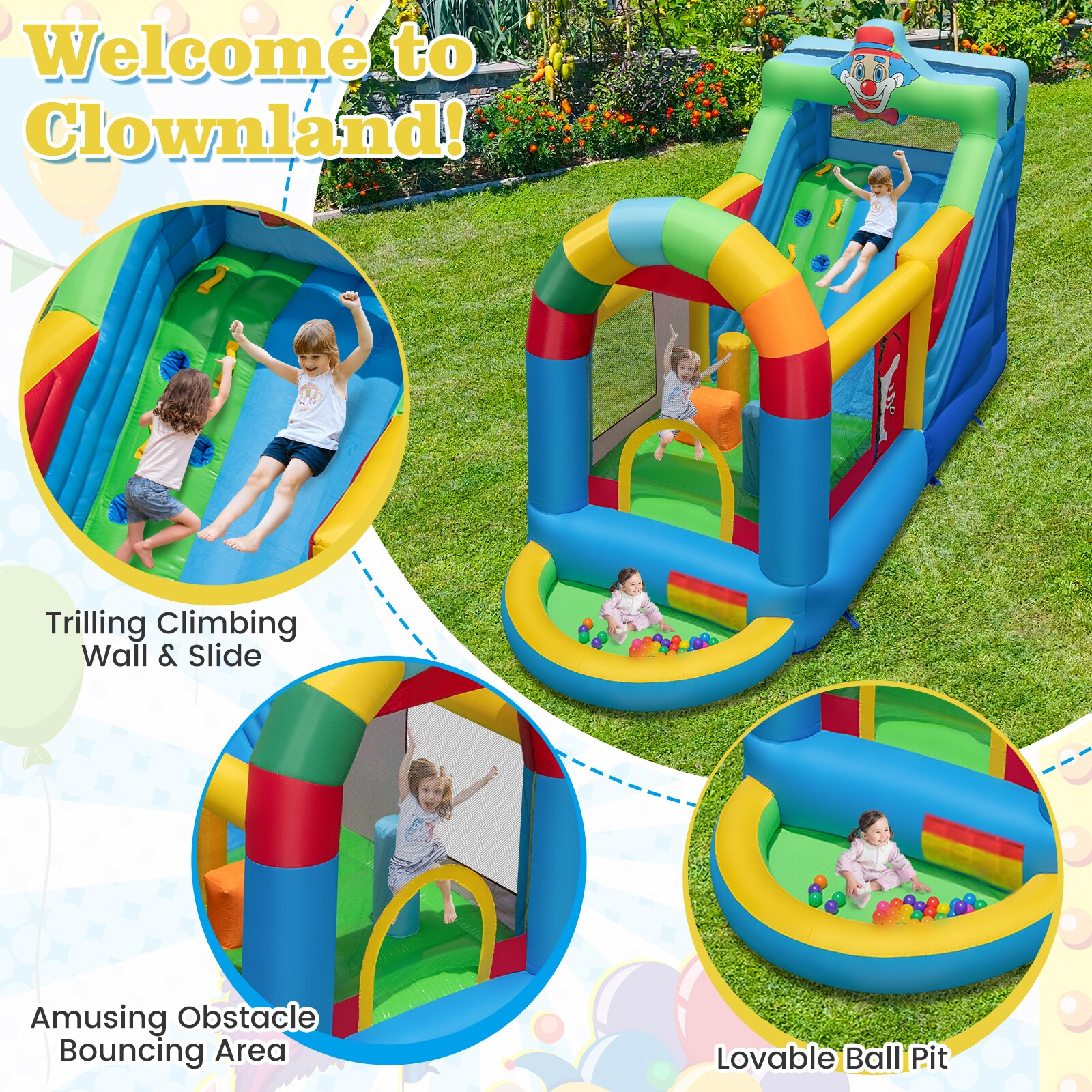 Slickblue D-CO-SU33611PN Bounce-Houses - View #7