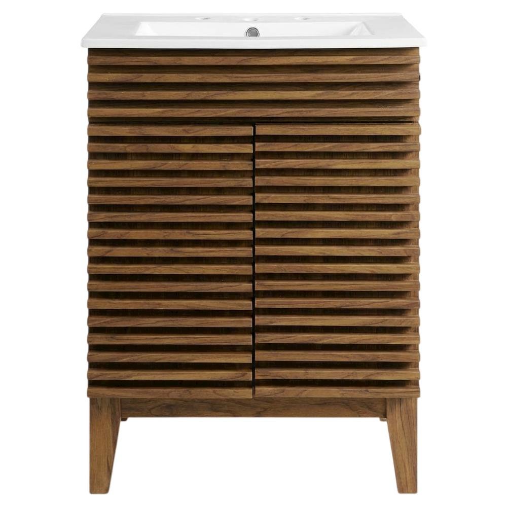 FurniFact BO3134748WHT Bath-Vanity-Combo - View #2