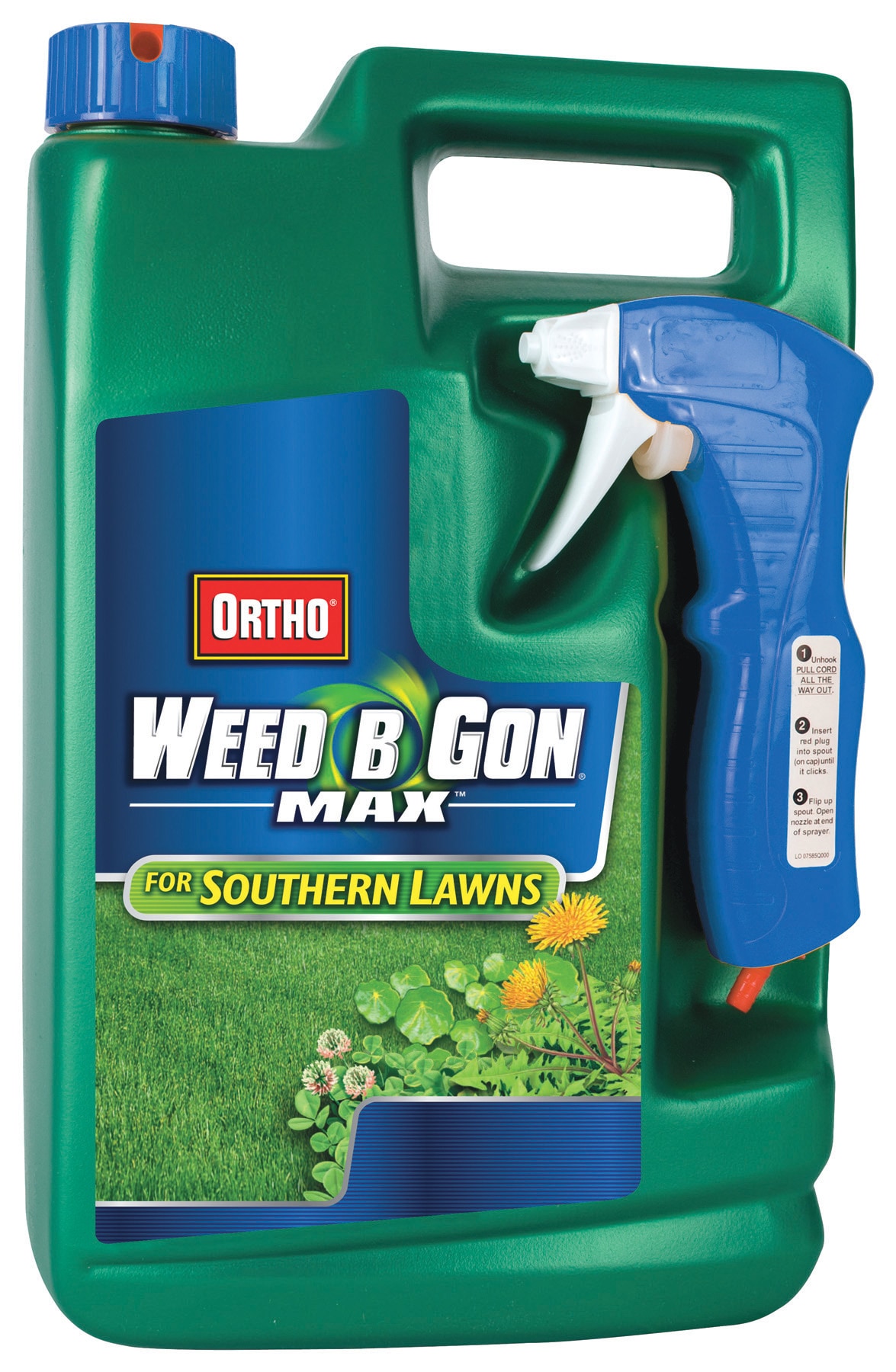 ORTHO Weed B Gon Max For Southern Lawns 1-Gallon Trigger Spray Lawn ...