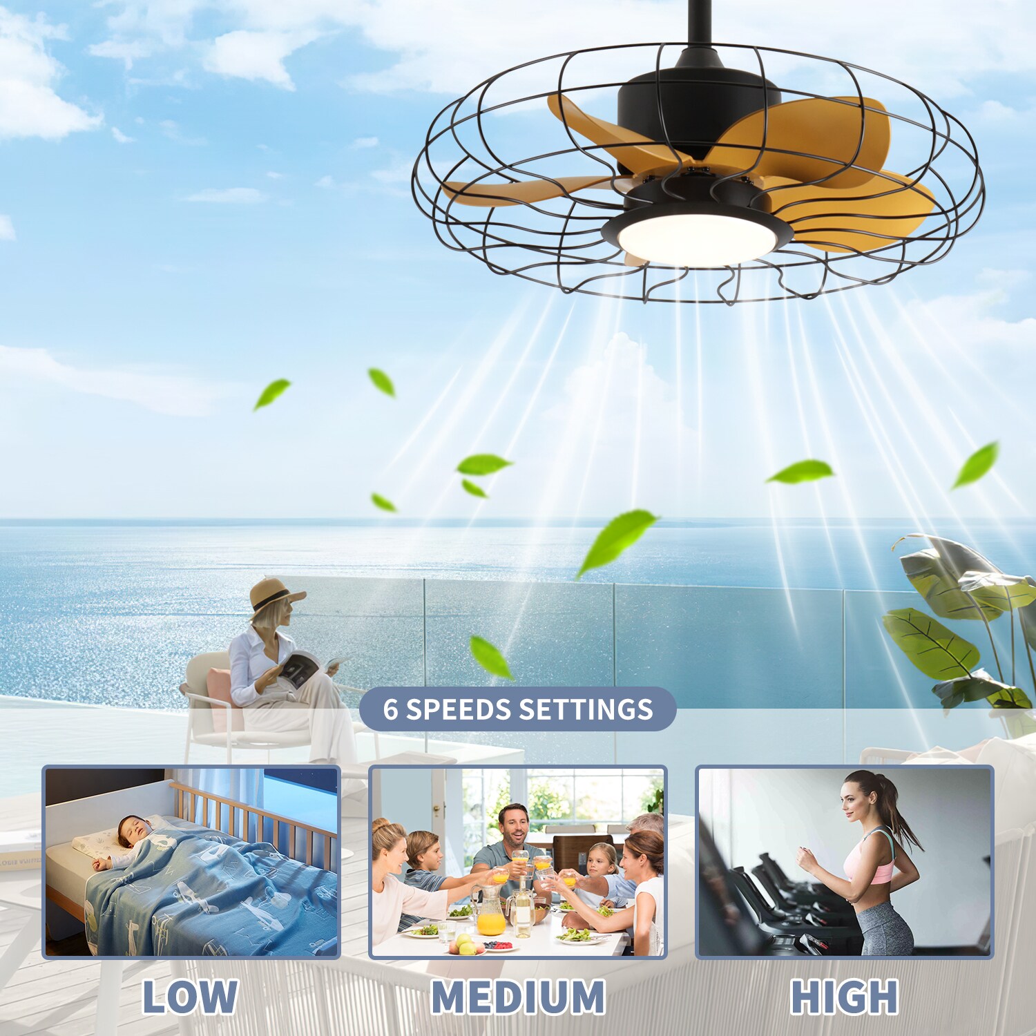Blisstyle CLF216 Ceiling-Fans - View #5