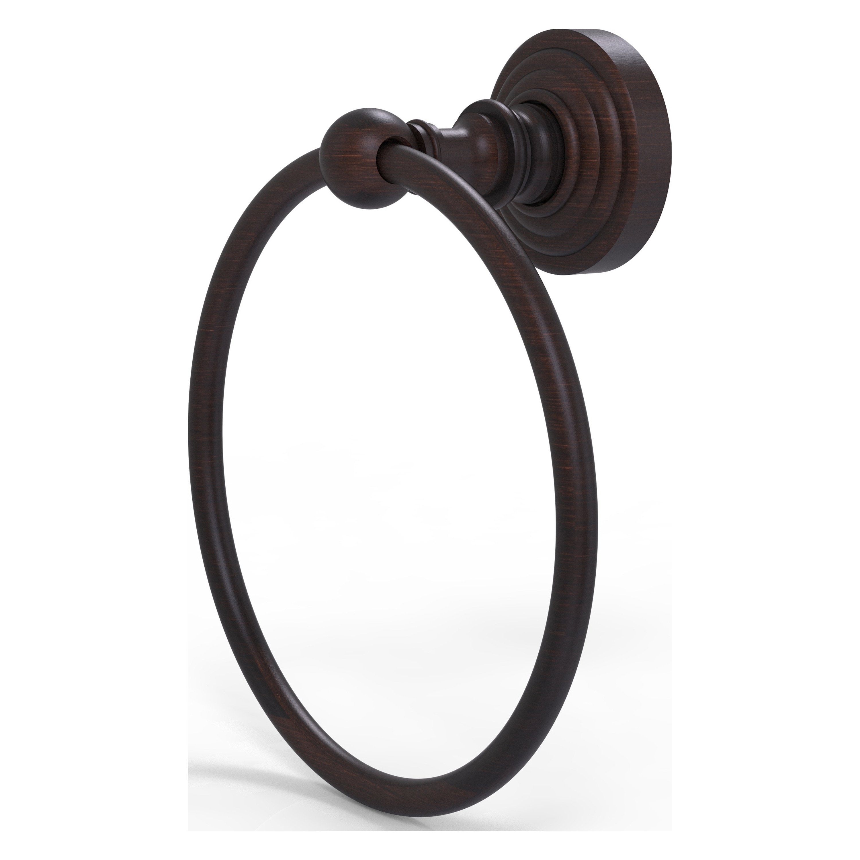 Waverly Place Collection Towel Ring in Antique Copper