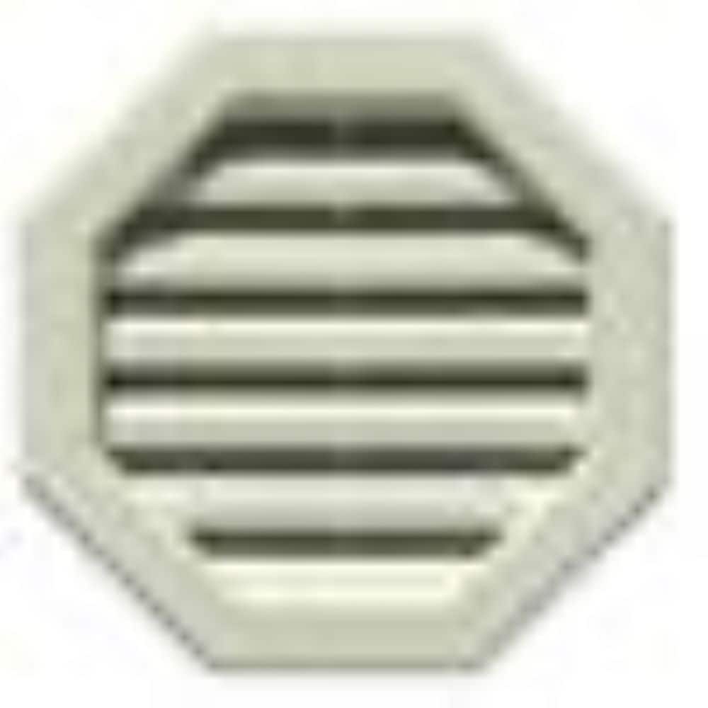 Novik 240330225C 22-Inches x 22-Inches Khaki Octagon Plastic Gable Louver Vent