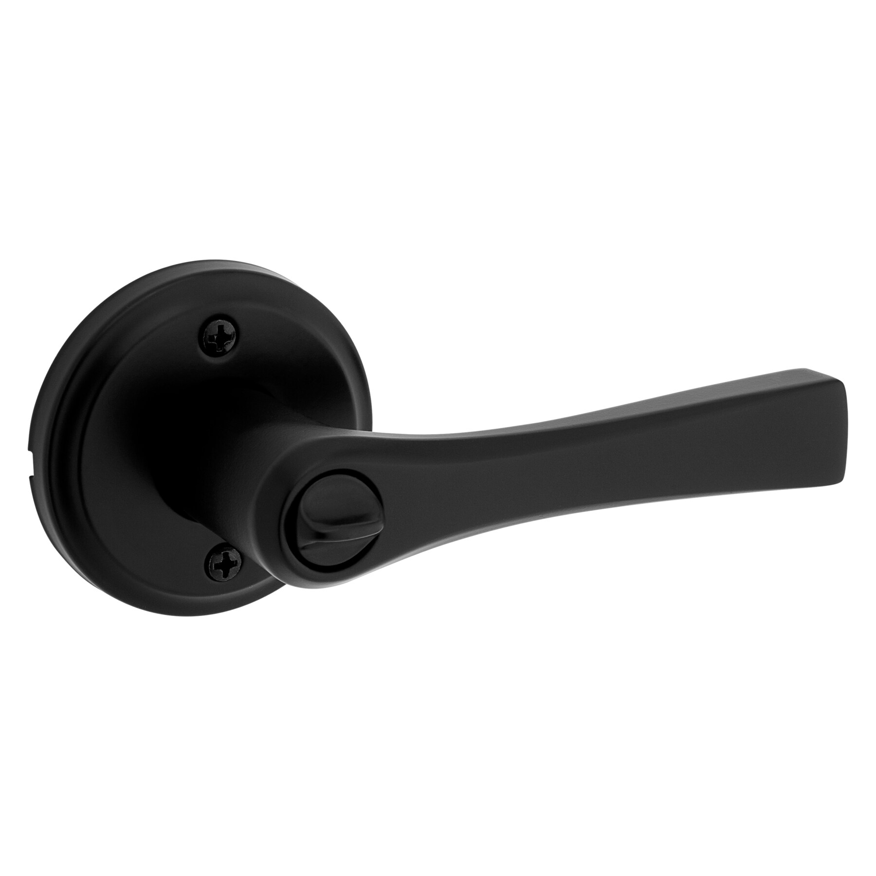 Kwikset Series Casey Matte Black Exterior Keyed Entry Door Handle with  Smartkey in the Door Handles department at