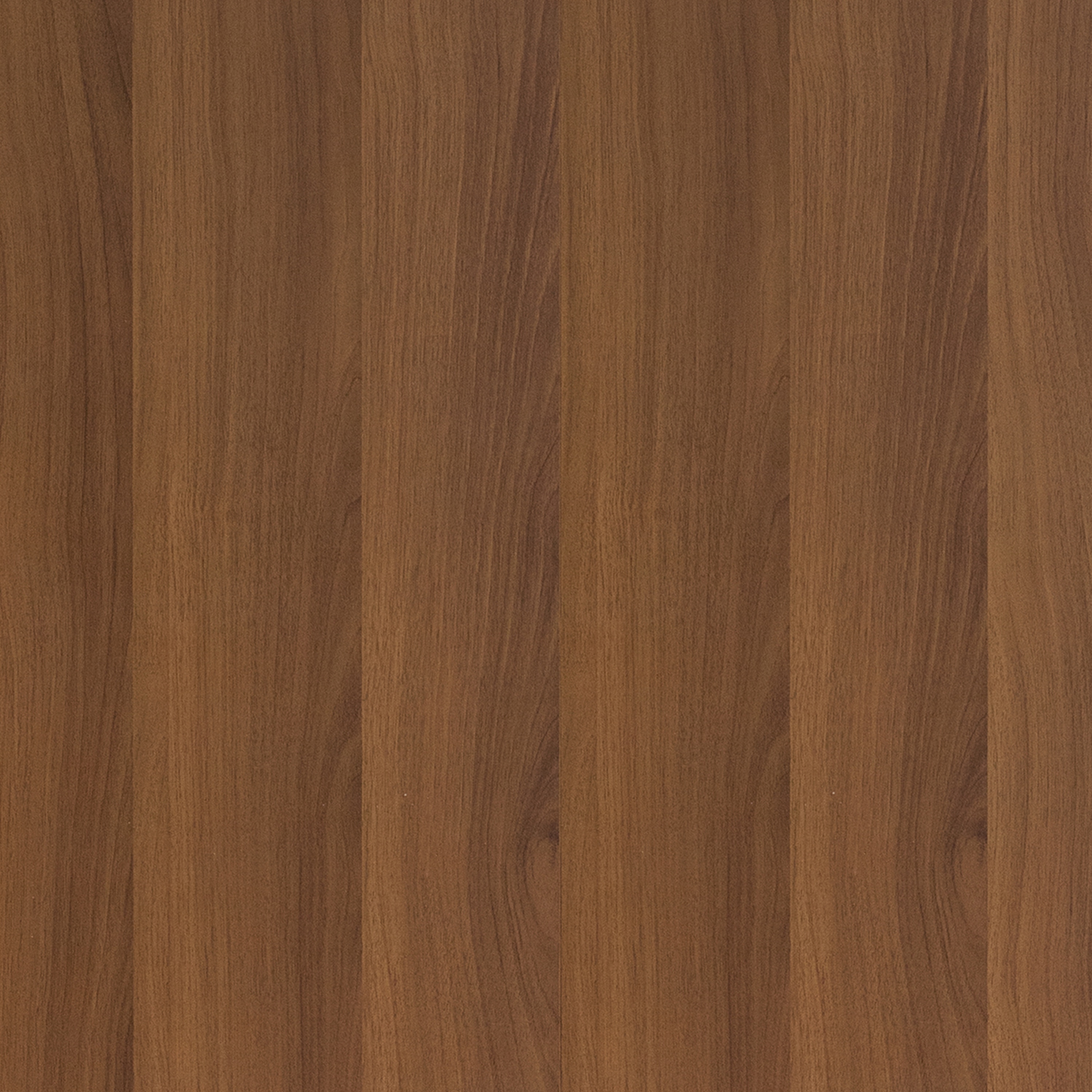 Walnut Laminate Square Dining Table with Black Base