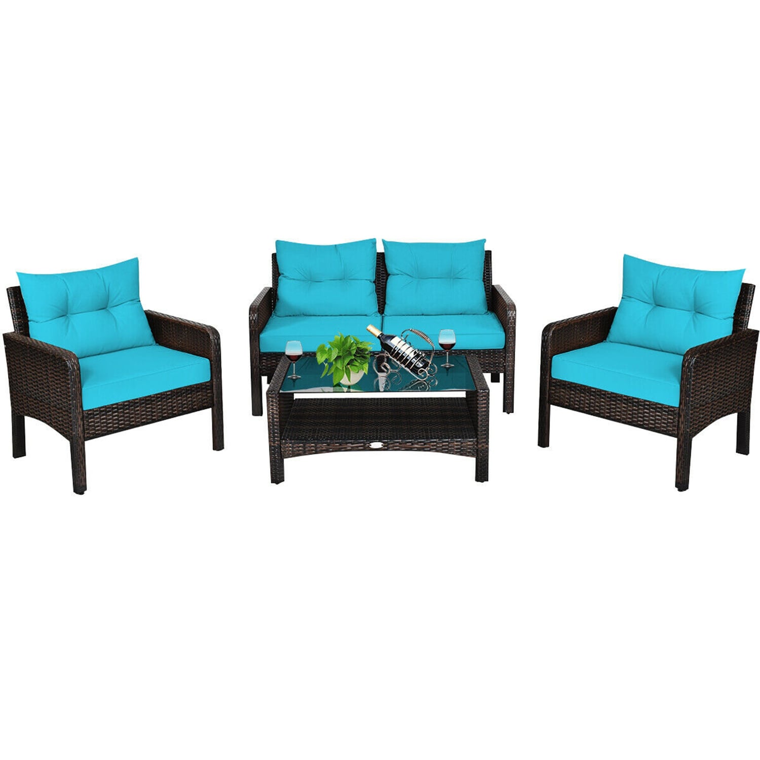 Forclover HYFE-68637ATU Patio-Conversation-Sets - View #9