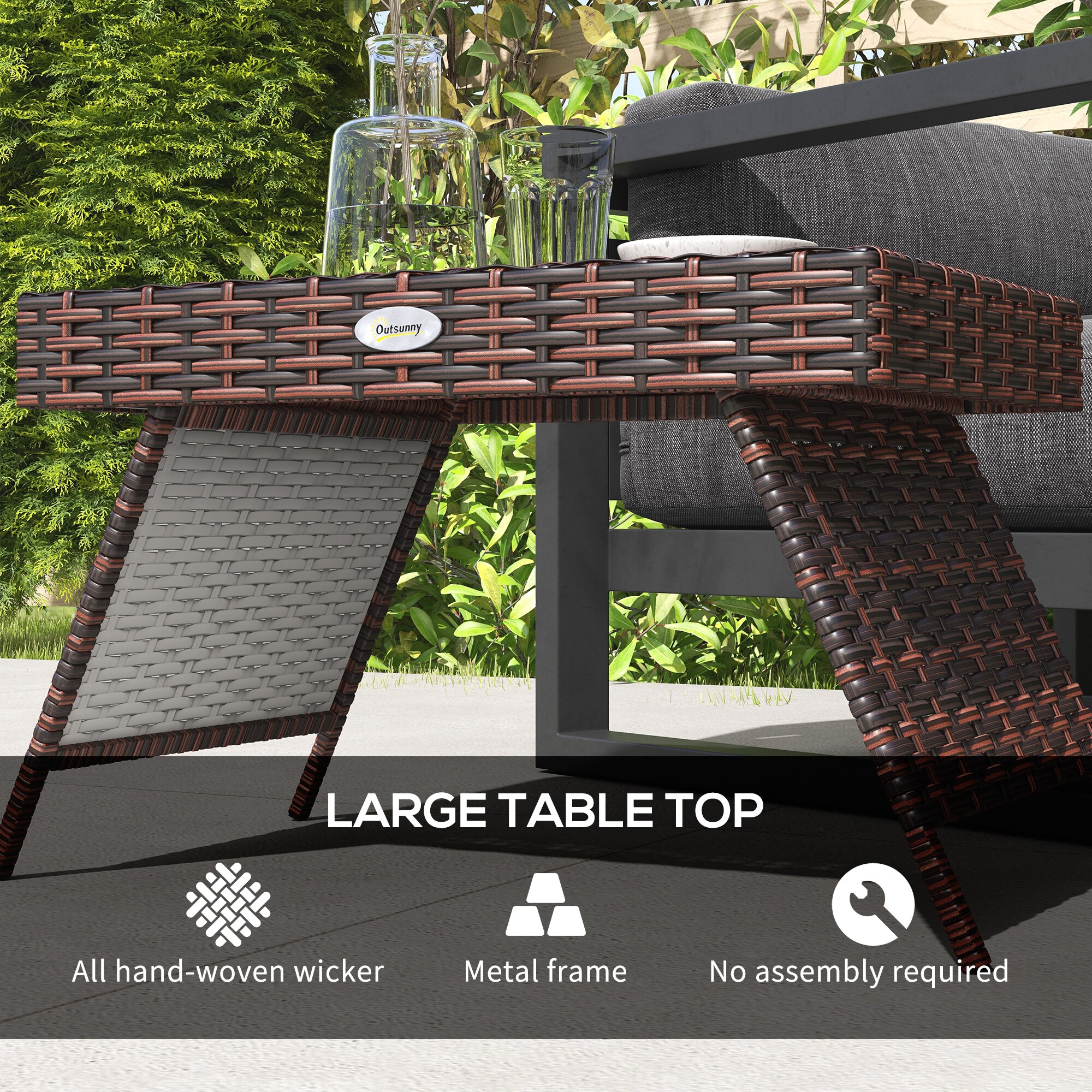 Outsunny 867-161V00BN Patio-Tables - View #4