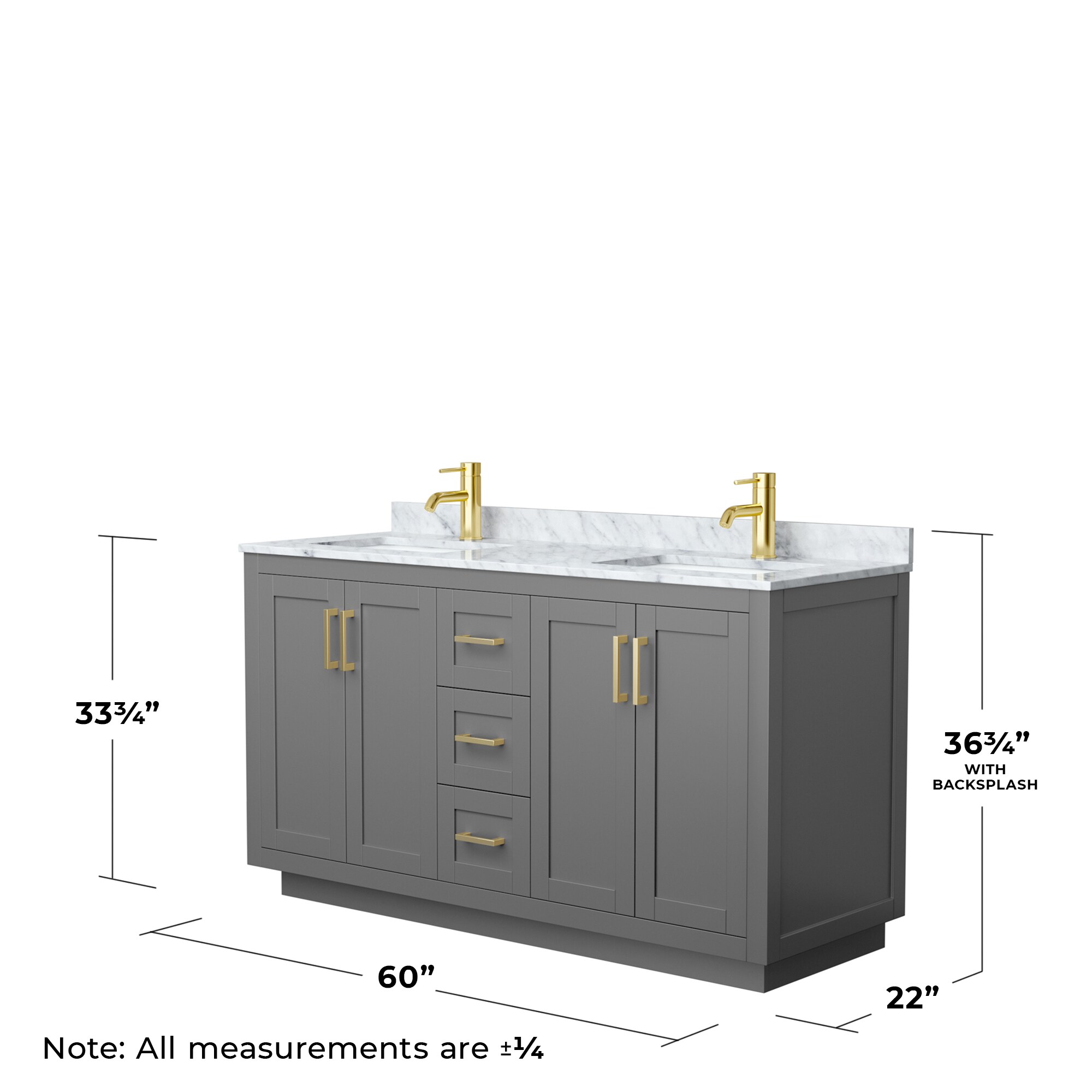 Wyndham Collection WCF292960DGGCMUNSMXX Bath-Vanity-Combo - View #5