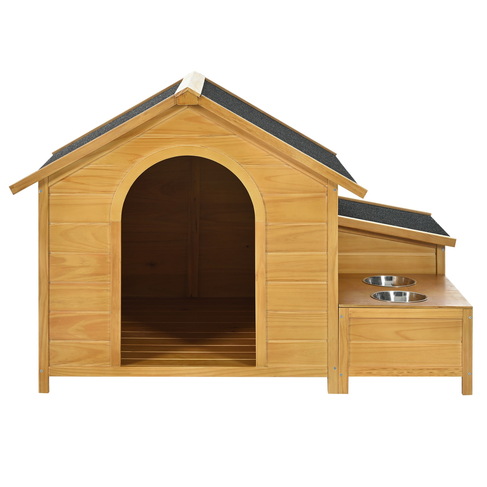 LIVIZA GIZ-FS1607BN Wood Indoor/Outdoor Large Dog House