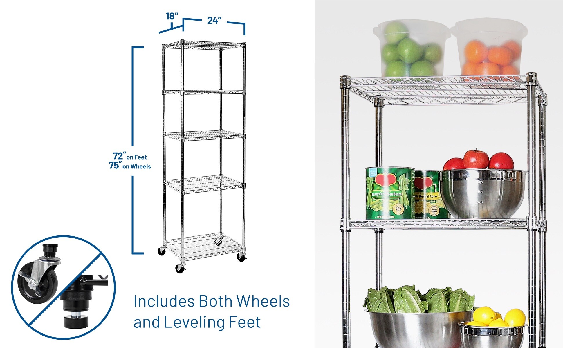 Seville Classics WEB570 Free-Standing-Shelving - View #2
