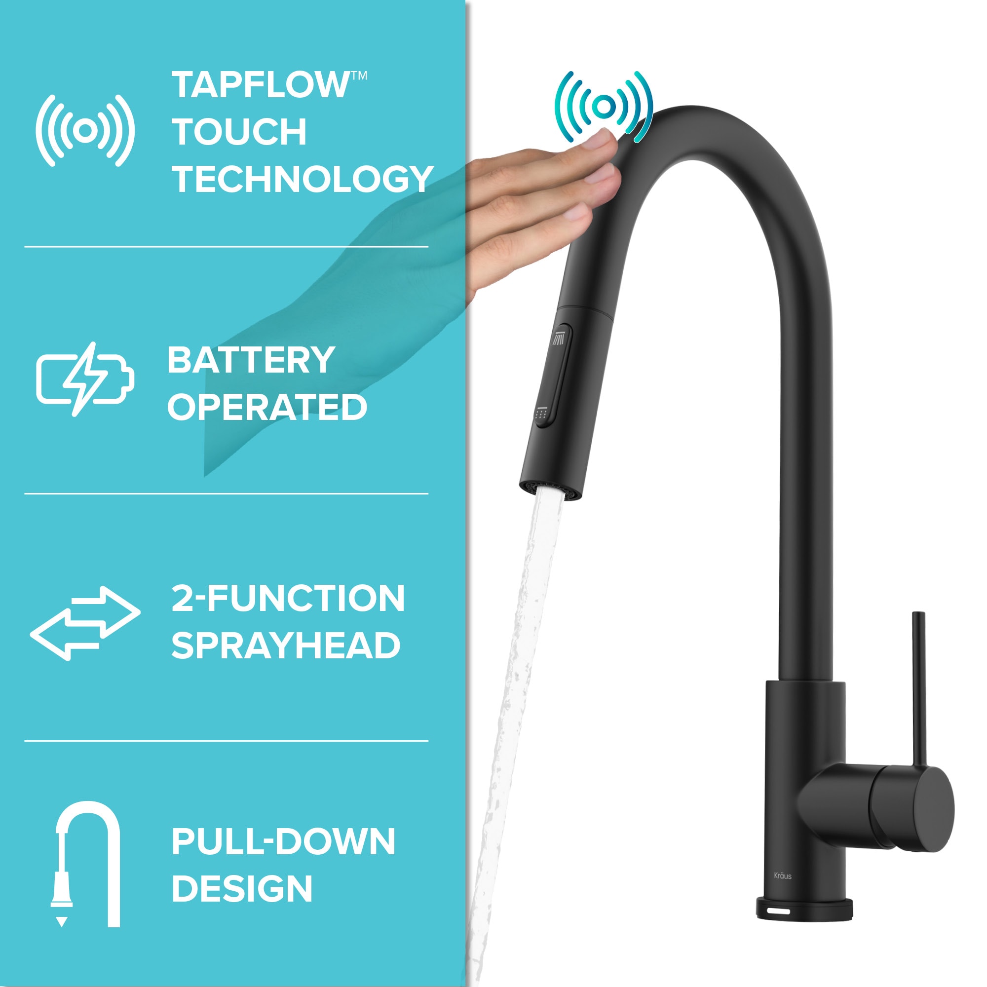 Kraus KTF-3104MB Kitchen-Faucets - View #3