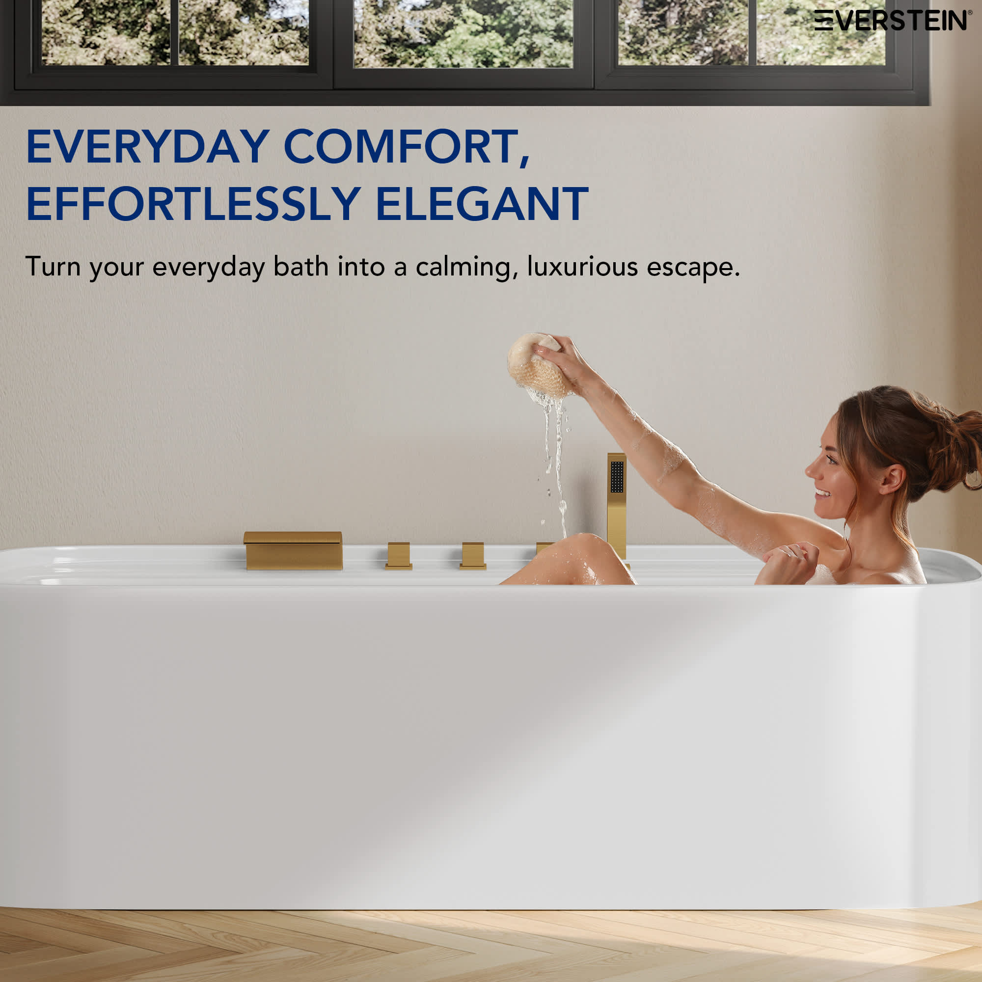 EVERSTEIN SFS-1159-GD Roman-Tub-Faucets - View #9