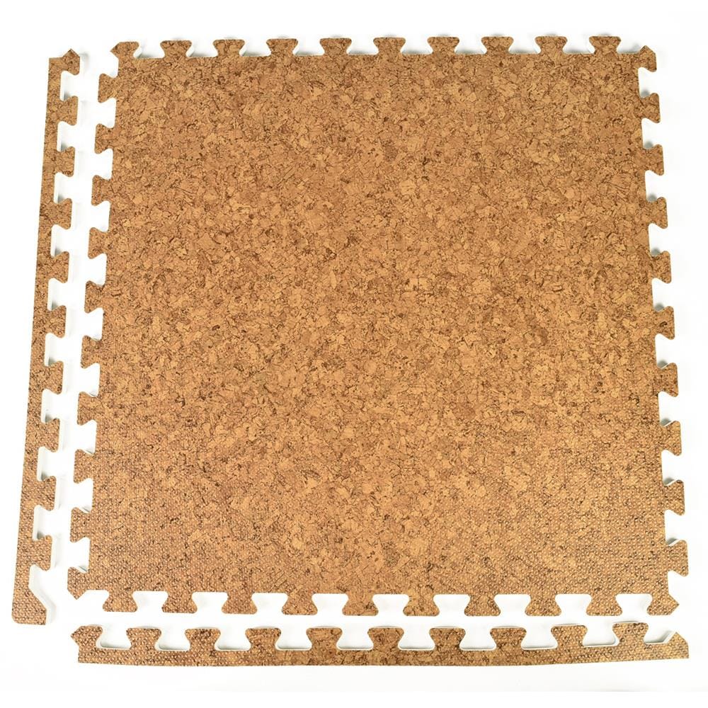 Cork Expandable Floor Pad - The Best Natural Puzzle Mats 6 Tiles