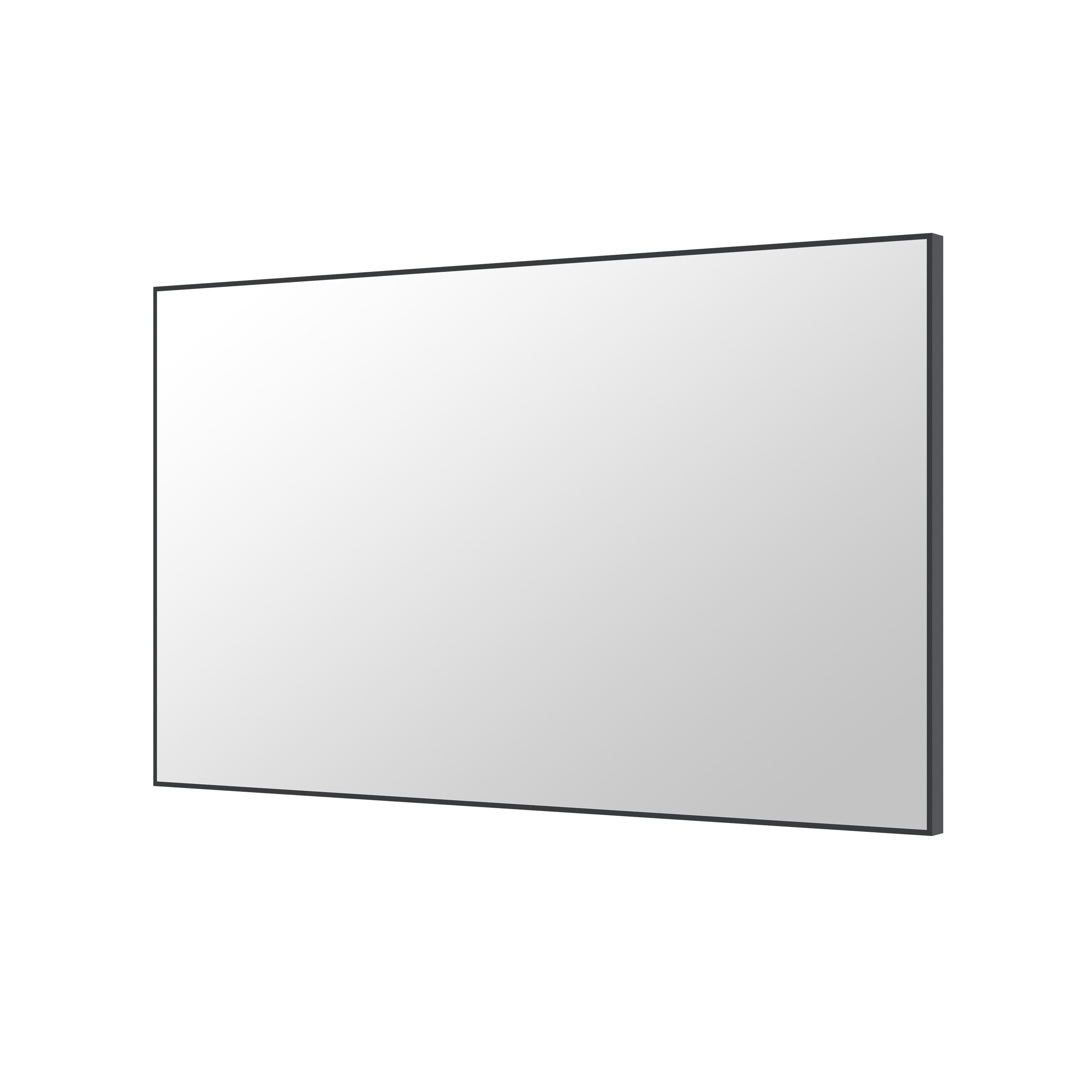 Yulika Ptjz 59-in x 36-in Framed Rectangle Bathroom Vanity Mirror