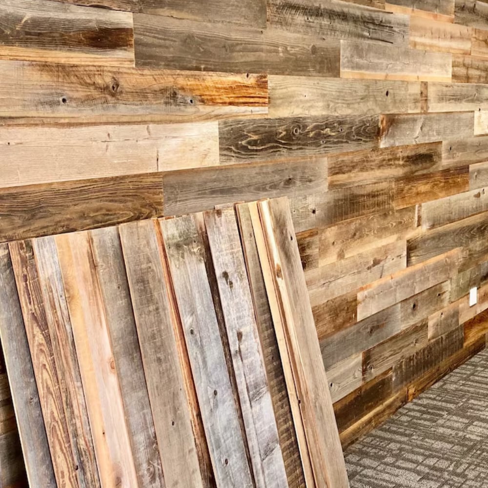 HIGHLANDERHOME 5PCRECLAIMWOOD71X4.8 Wall-Panels - View #3