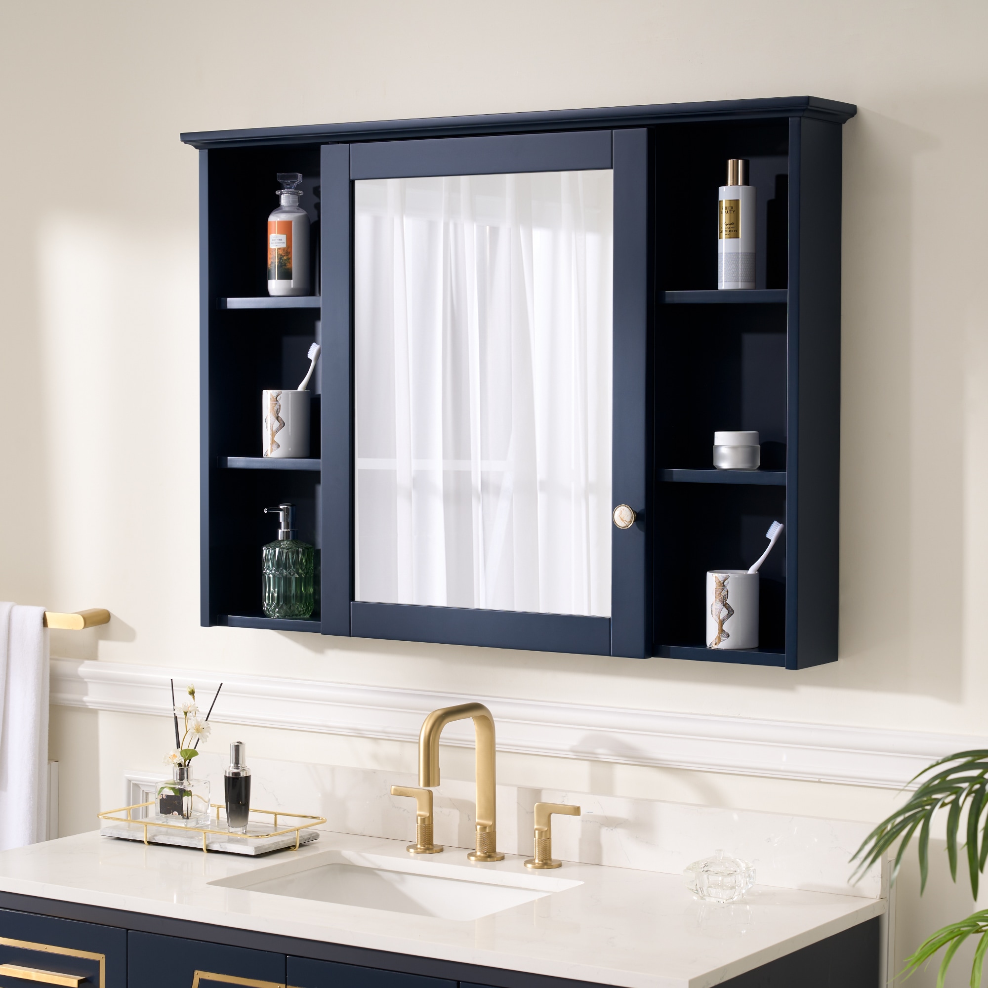 WELLFOR MED42YS1NB Bathroom-Medicine-Cabinets - View #9