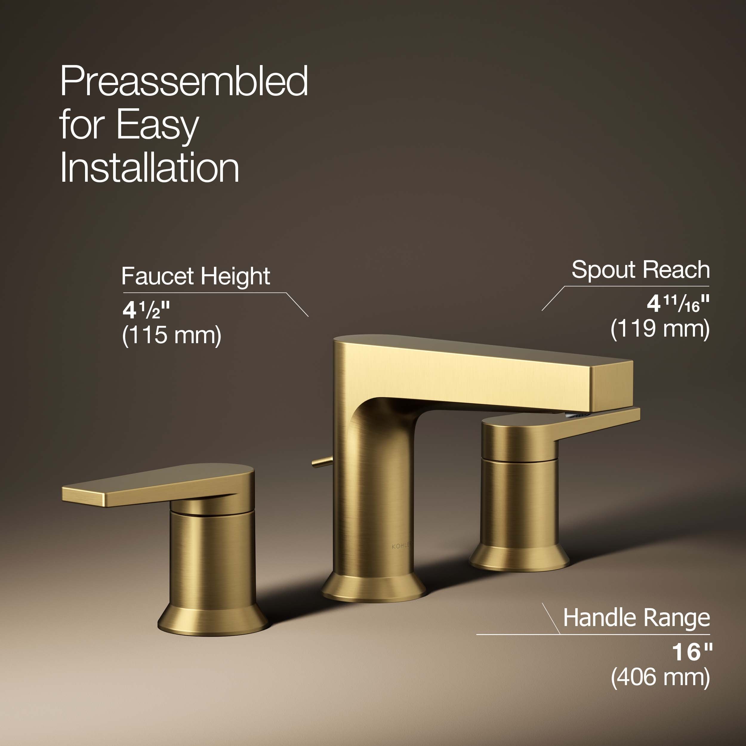 KOHLER K-97100-4-2MB Lavatory-Faucets - View #4