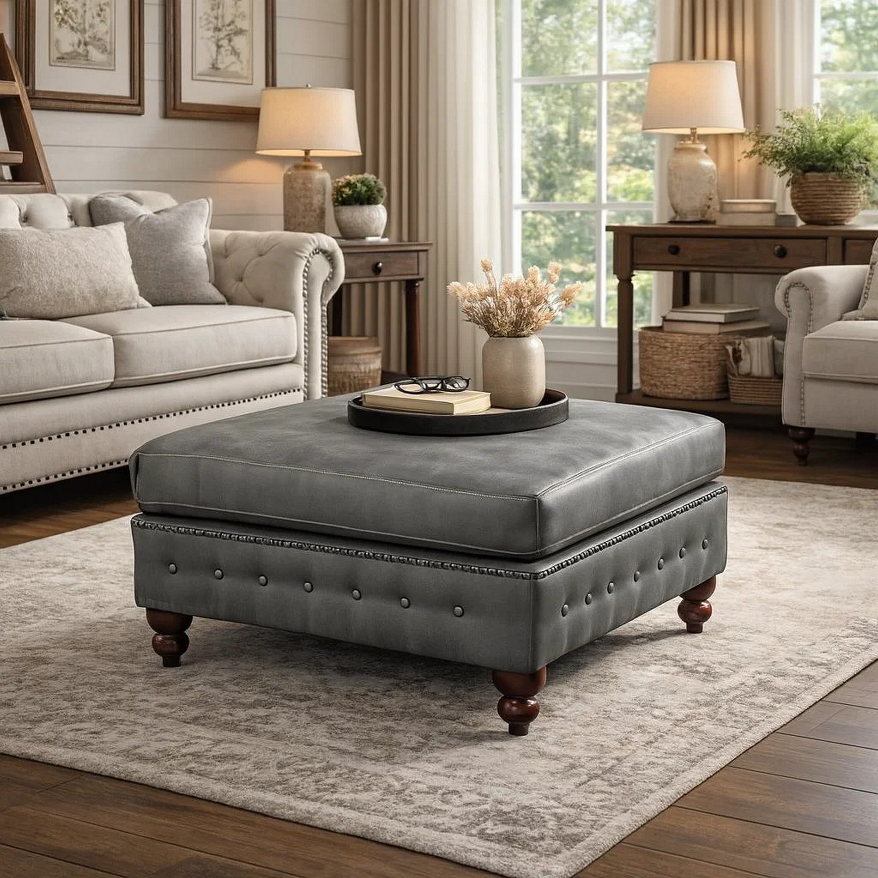 Benzara BM300278 Indoor-Ottomans - View #7