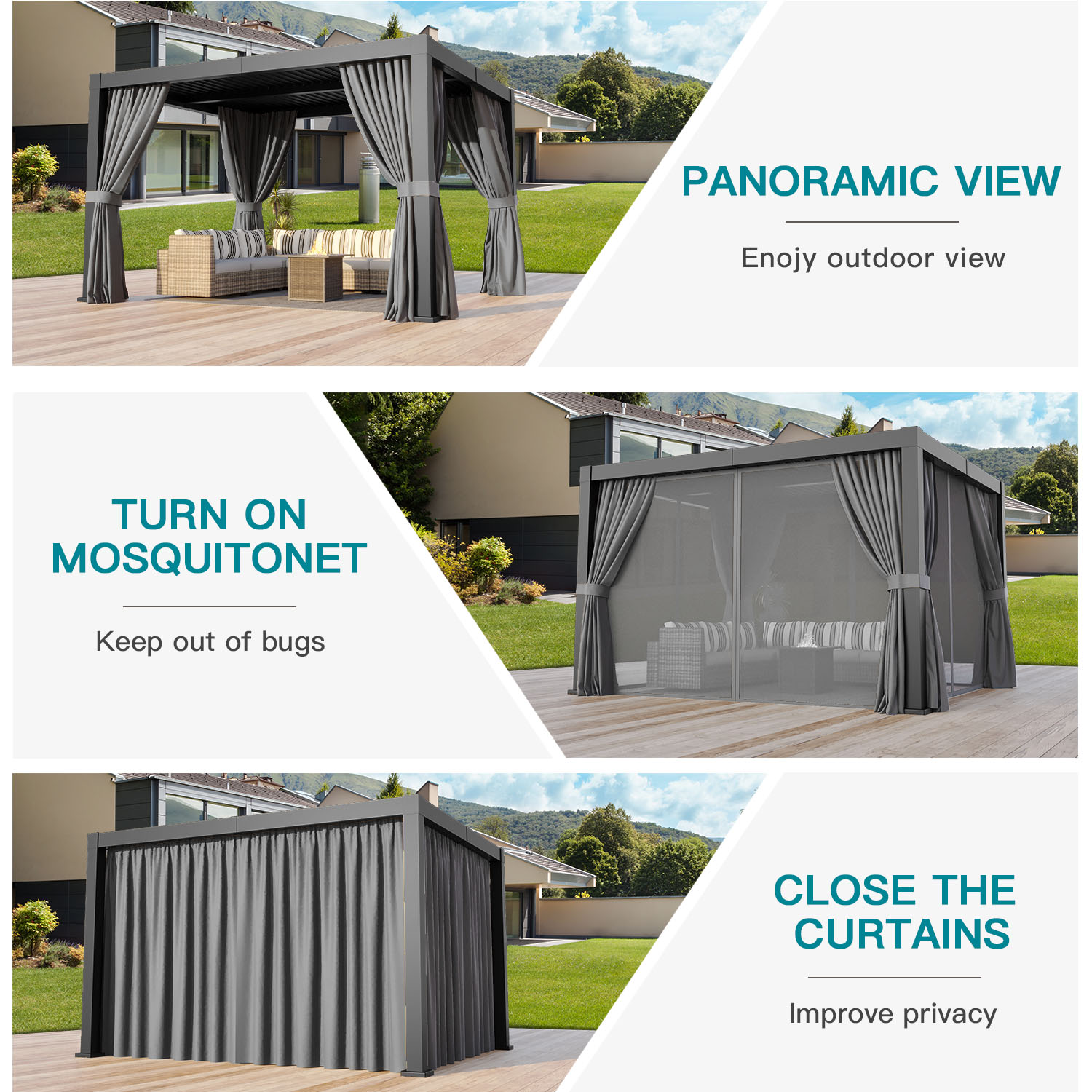 Bapipro BPGB02G55 Pergolas-2 - View #8