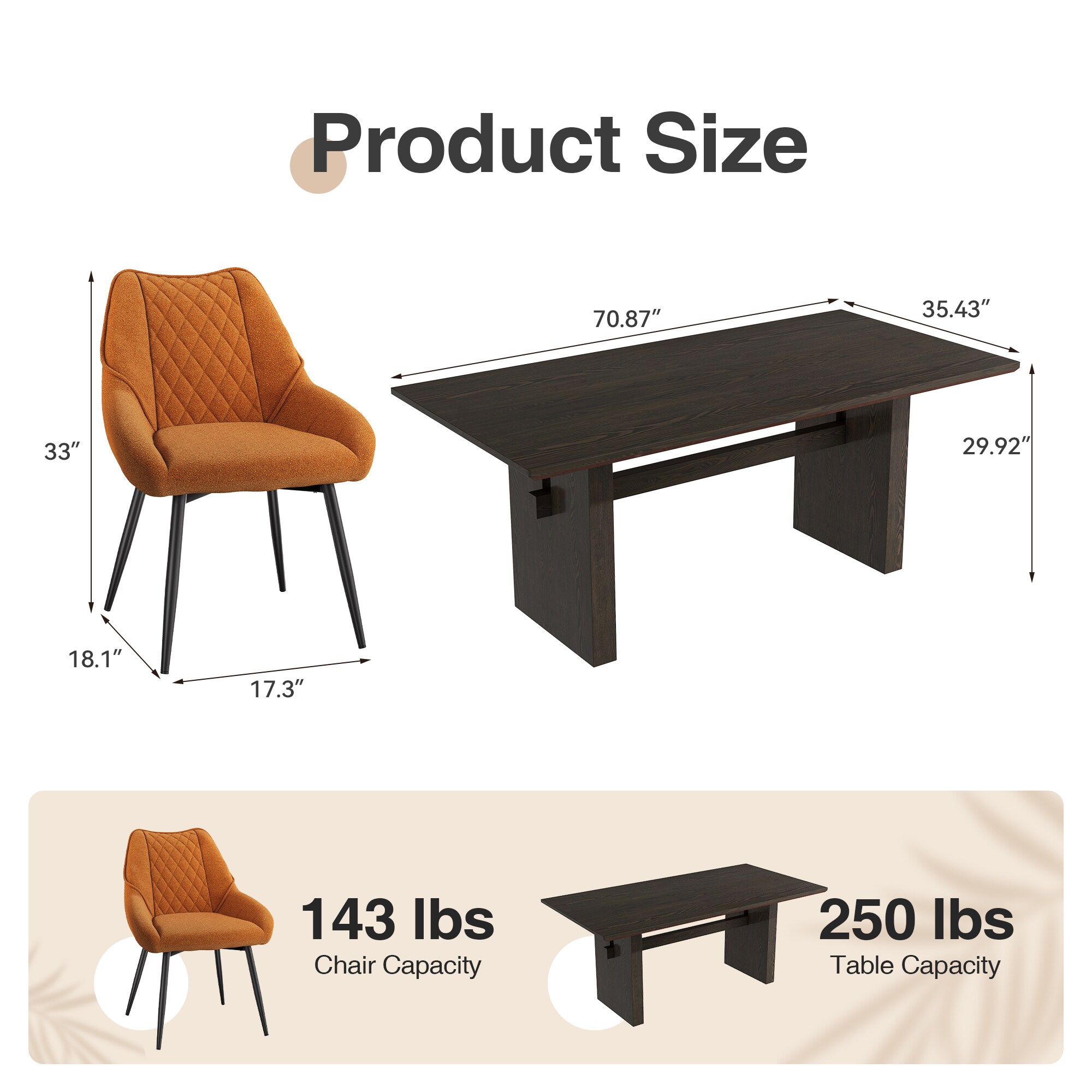 Clihome CL-172353YE Dining-Sets - View #5