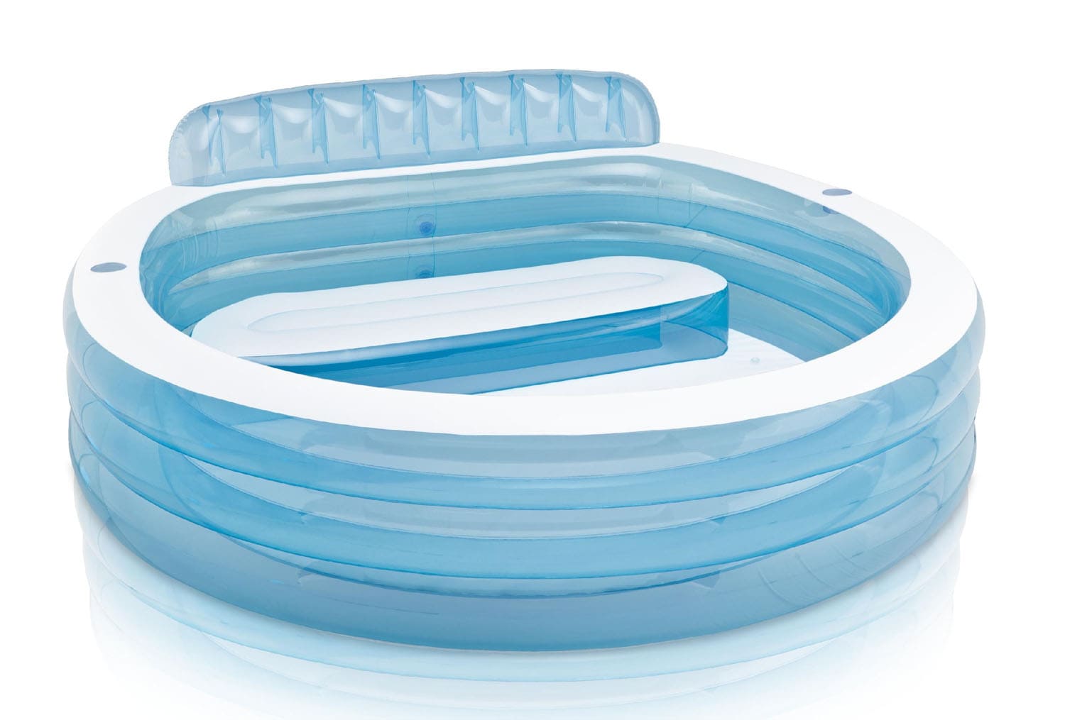 Intex 7.08-ft x 7.08-ft x 30-in Inflatable Top Ring Round Above-Ground Pool | 57592 -  57190EP
