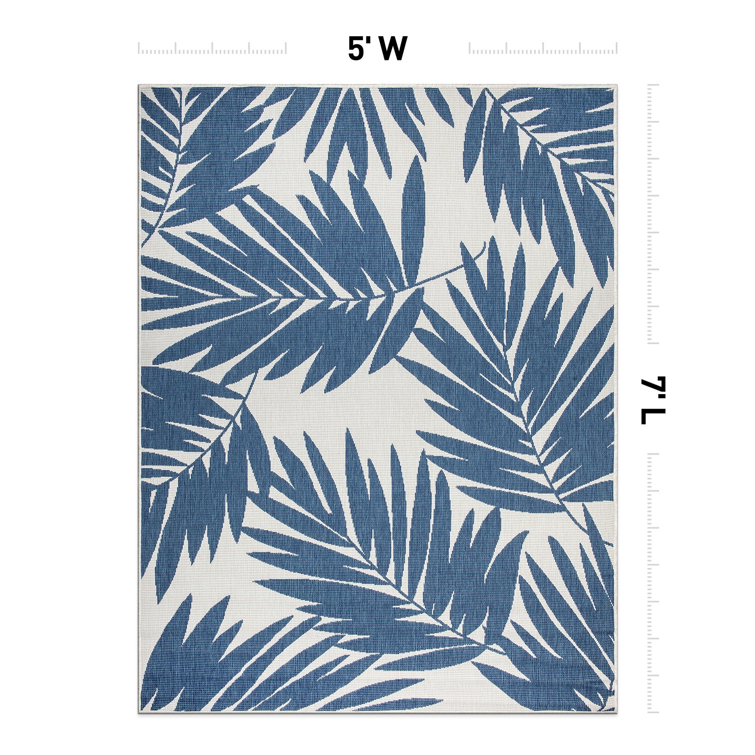 World Rug Gallery 4033BLUE5X7 rugs - View #2
