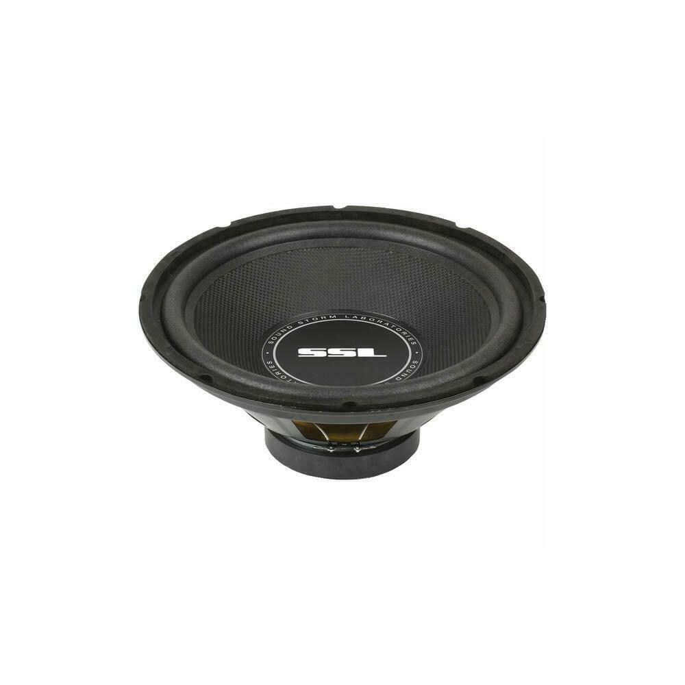  PESSLSS12 Soundstorm Ss12 Ss Series High-power Single Voice Coil Subwoofer with Poly-injection Cone- 12 in., 80