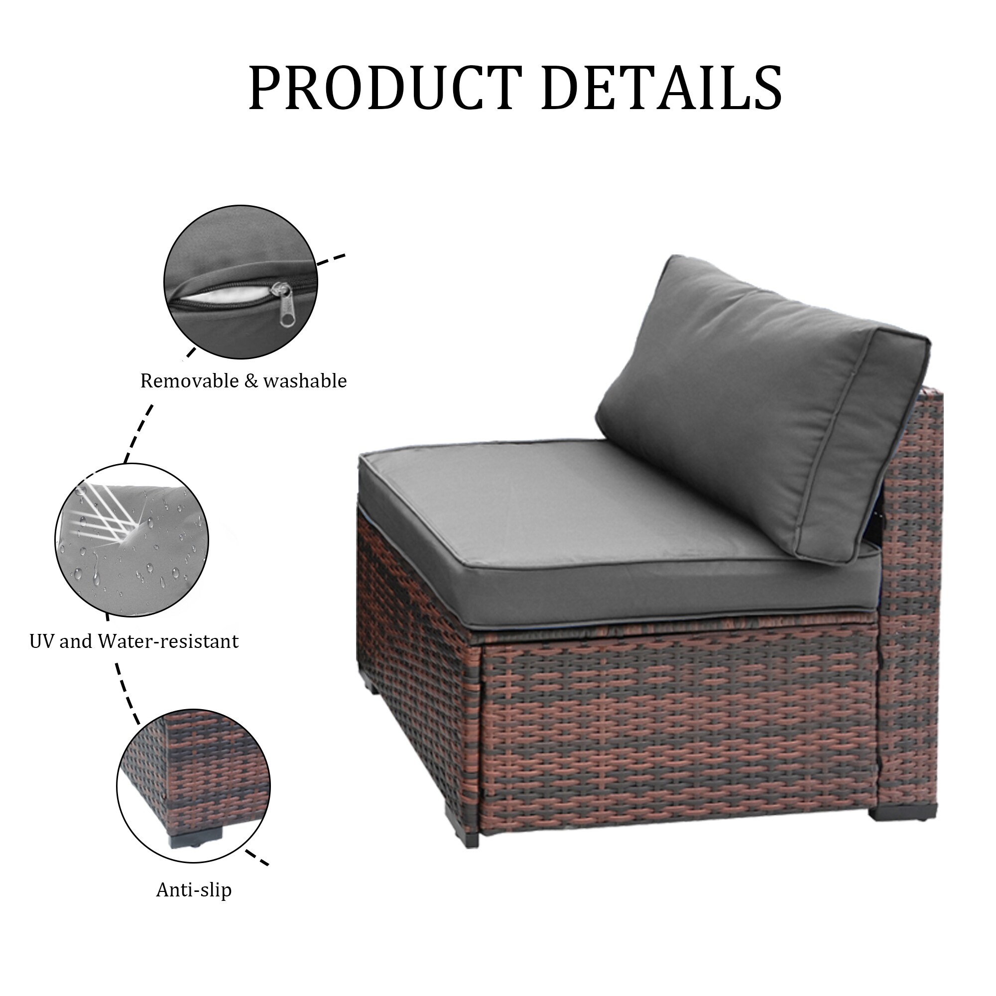 Decksplore BSHSC70010G3 Patio-Conversation-Sets - View #8