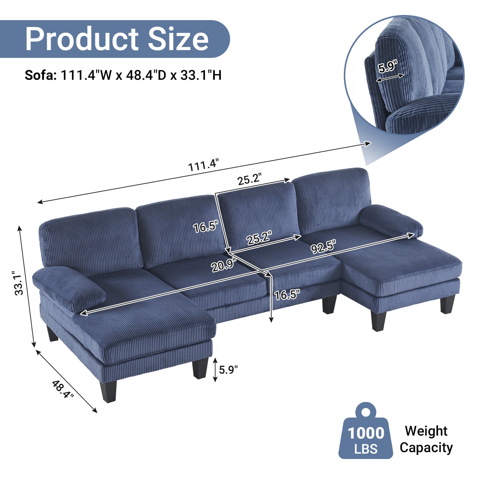 Outopee LO1G98000441+42 Sofas-Loveseats - View #2
