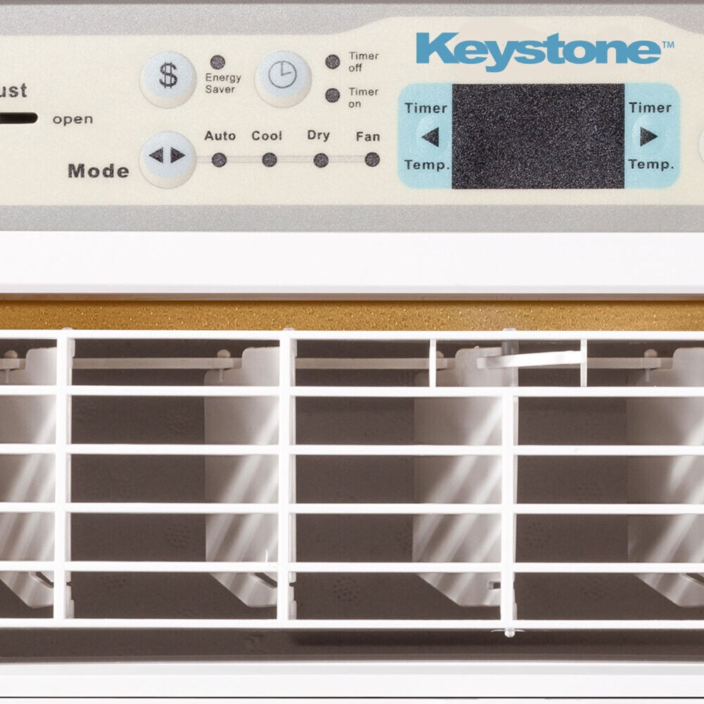 Keystone 26" White Metal Wall Sleeve for Air Conditioners