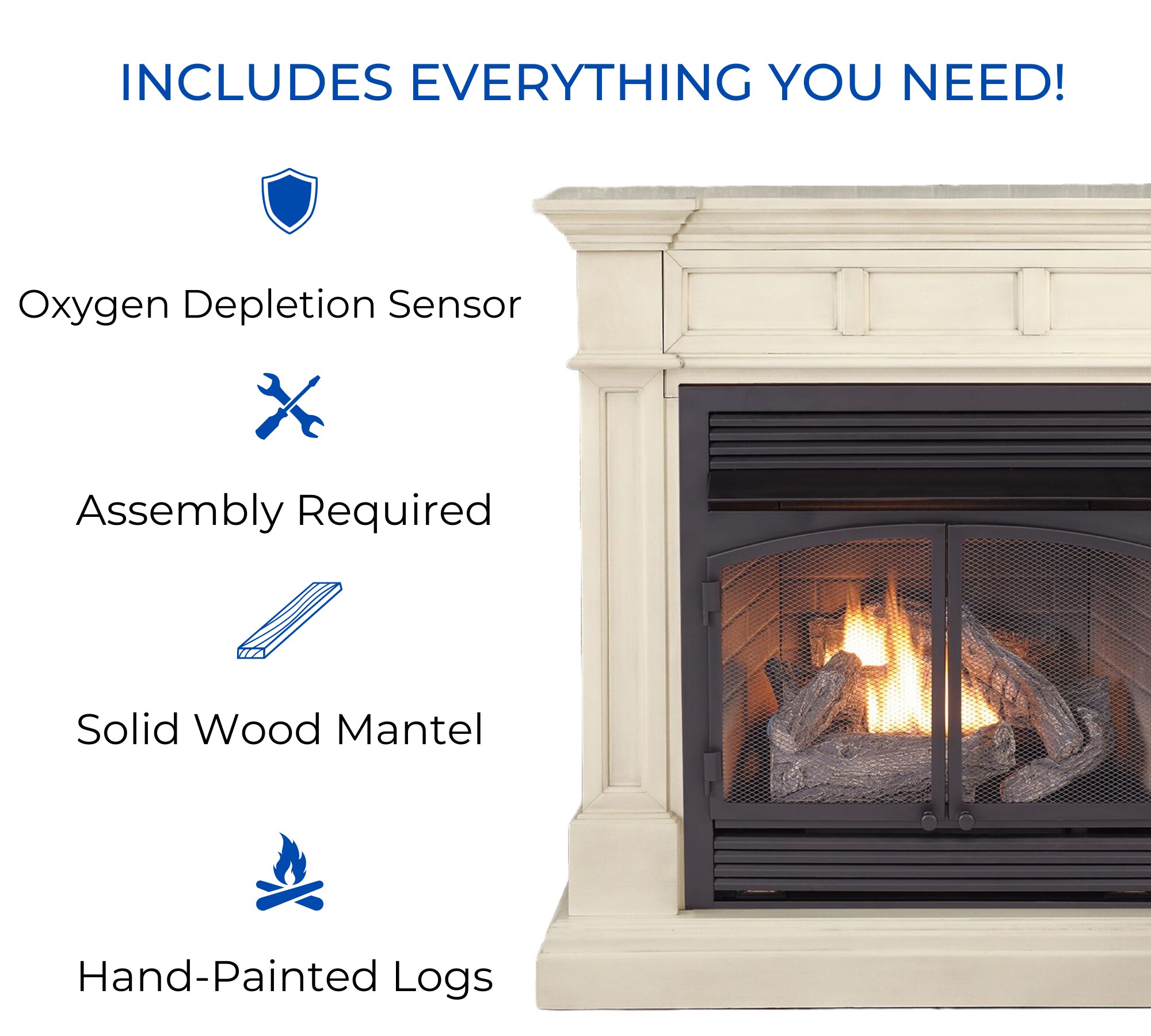 Duluth Forge DFS-400T-2AW Gas-Fireplaces - View #5