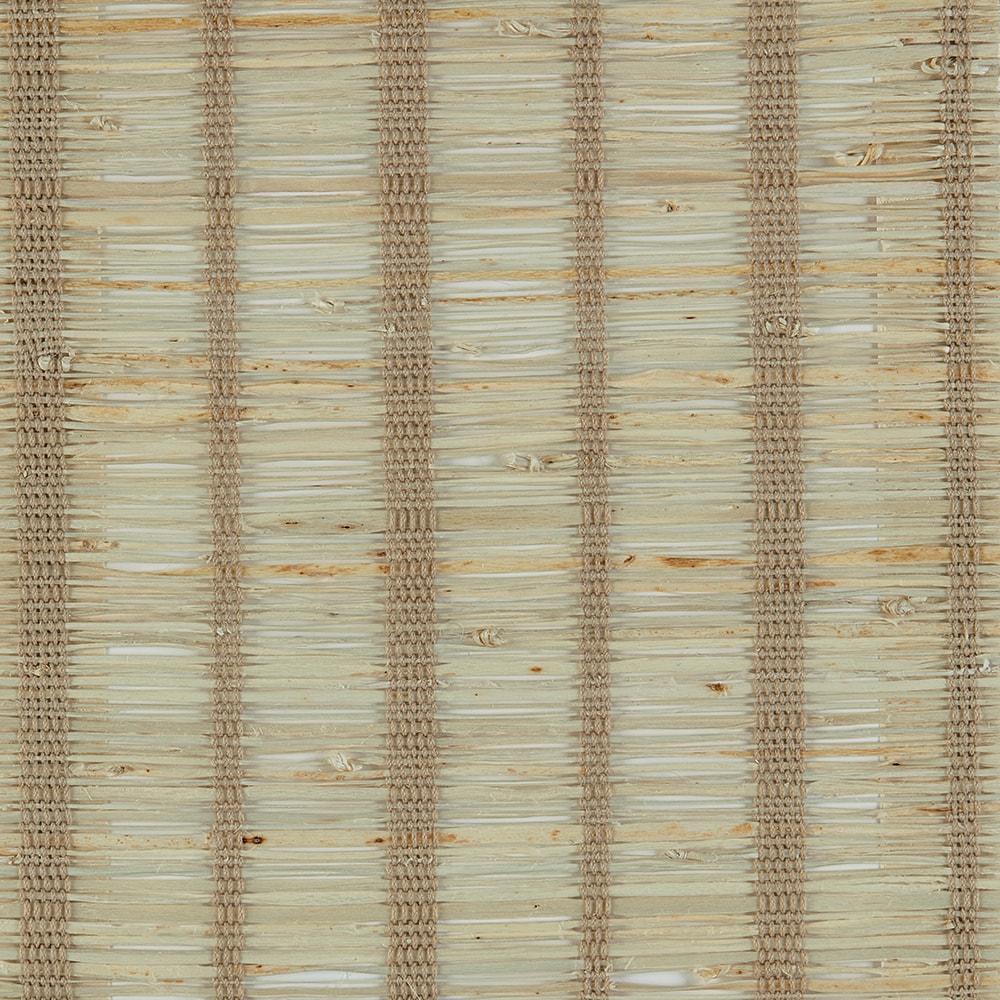 LEVOLOR 505087 Meadow Vanilla Bean Light filtering Jute Roman shade swatch