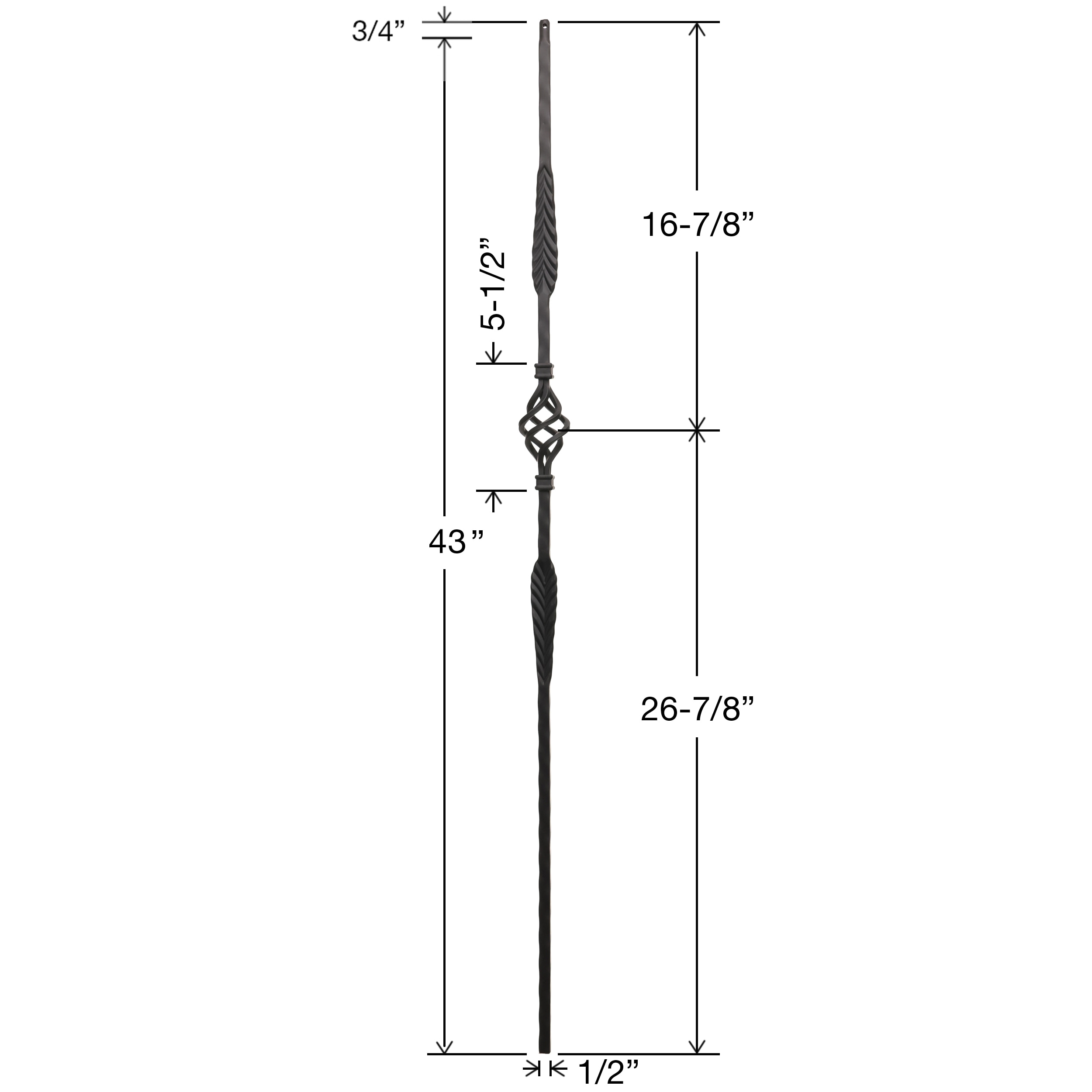 RELIABILT WGT23SB Interior-Stairpart-Balusters - View #9