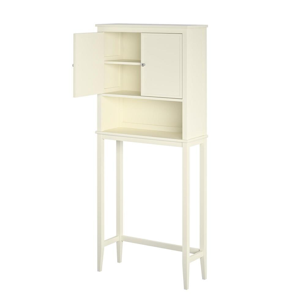 Style Selections 22.95-in x 64.25-in x 7.32-in White 3-Shelf Over