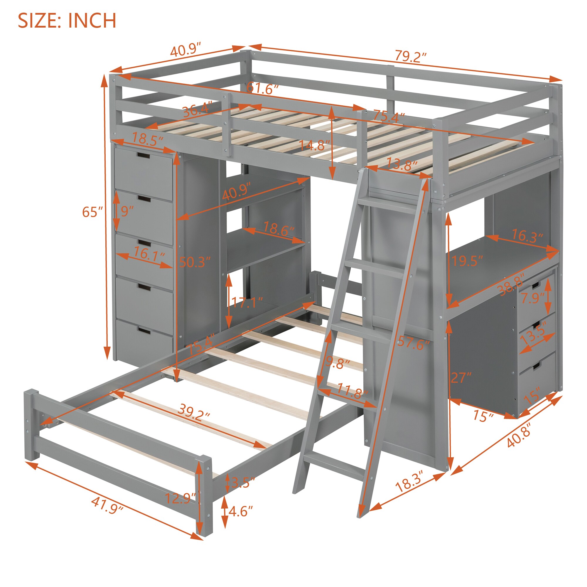 ModernLuxe LT001218AAE Bunk-Beds - View #11