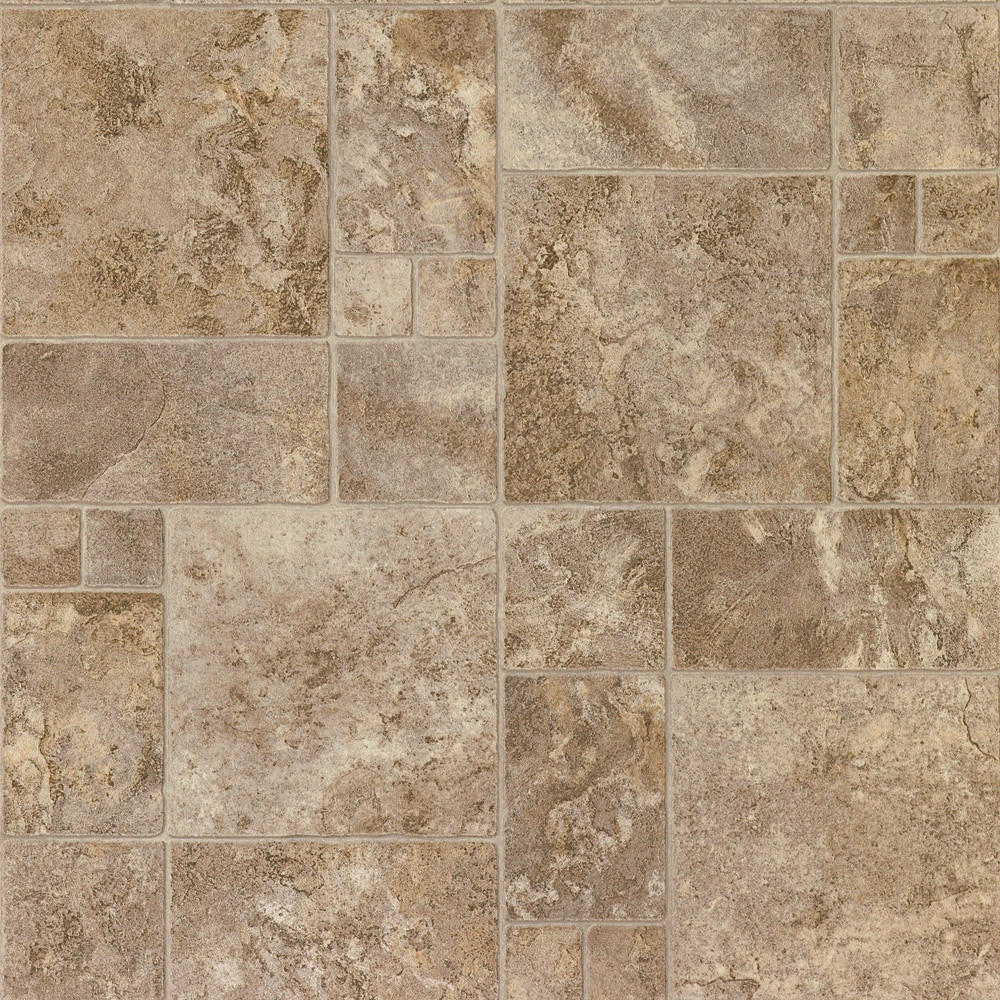 STAINMASTER 362929 Stainmaster SoftStep Plus W x Cut-to-Length Neutral Embossed Low-Gloss Finish Sheet Vinyl